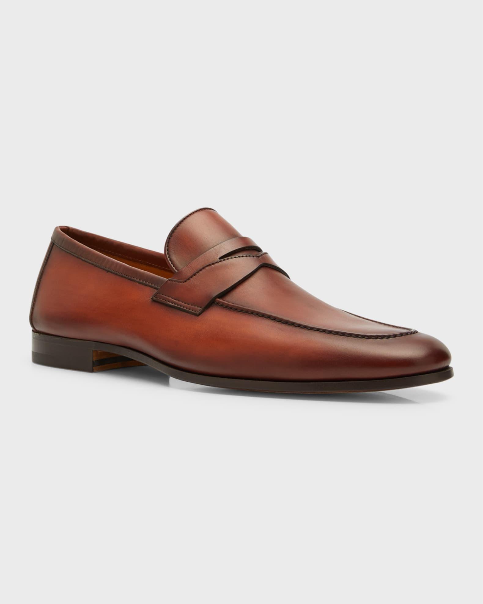 Men's Sasso Leather Penny Loafers Product Image