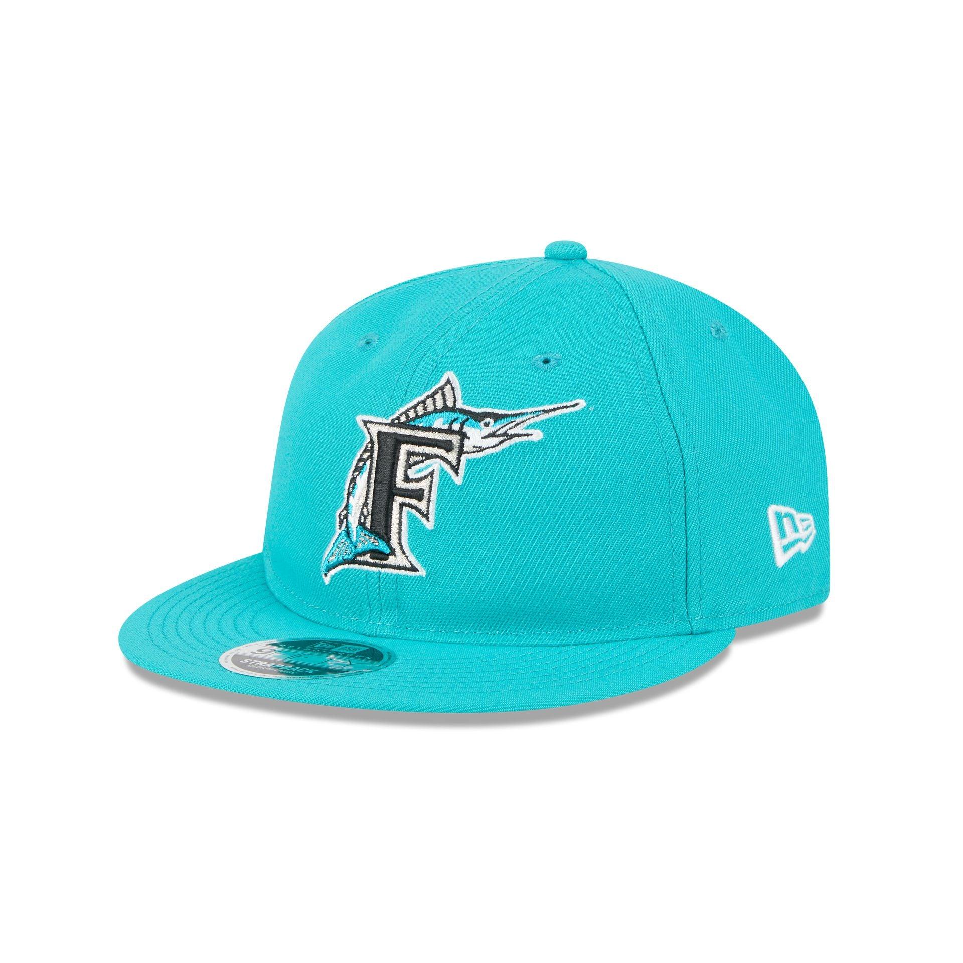 Miami Marlins Hall of Fame 2025 Retro Crown 9FIFTY Snapback Hat Male Product Image