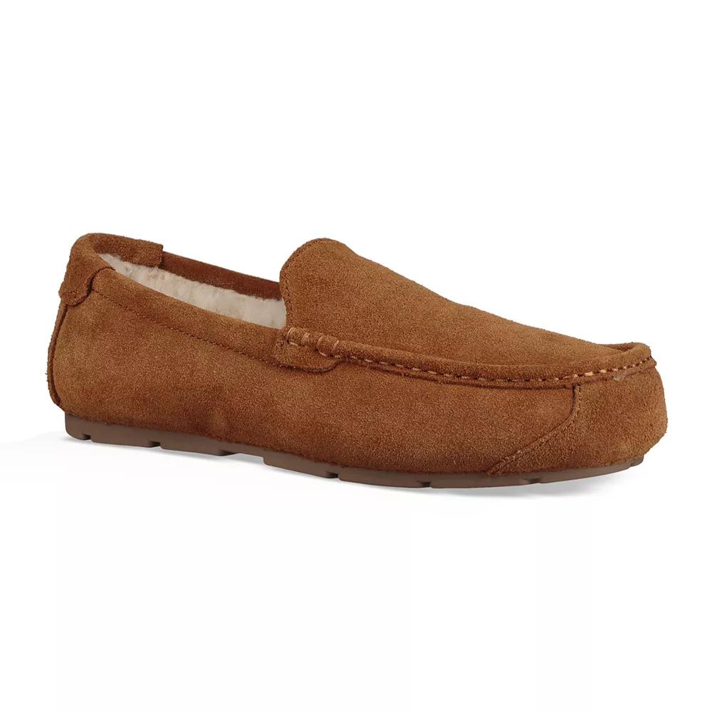 Koolaburra by UGG Tipton Men's Suede Slippers, Size: 9, Chesnut Product Image