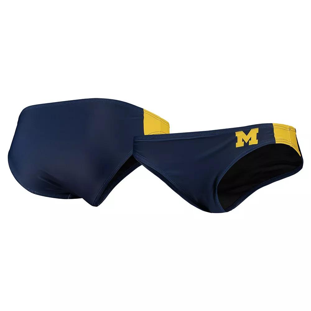 Women's FOCO Navy Michigan Wolverines Wordmark Bikini Bottom, Size: XL, Blue Product Image