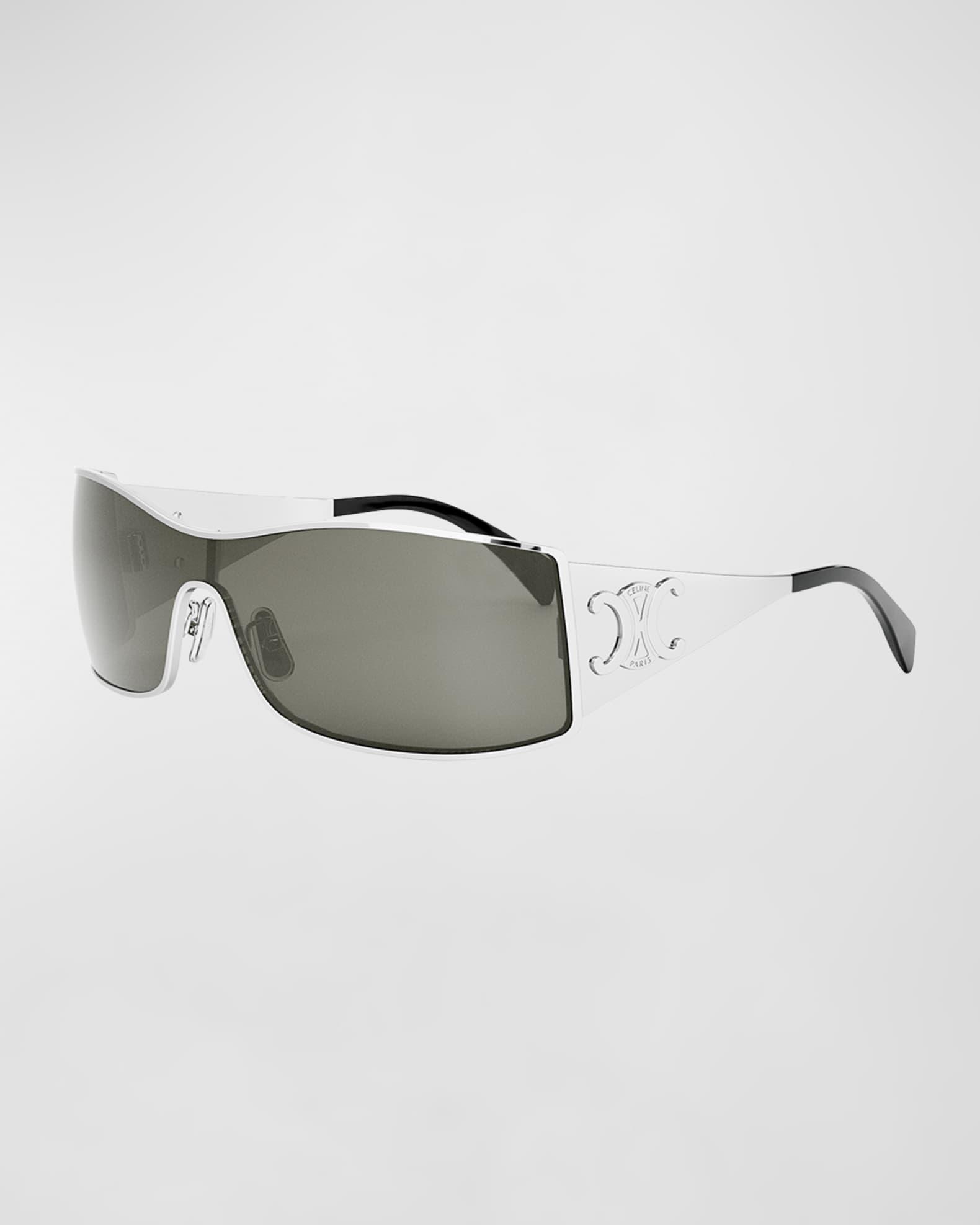 Maxi Triomphe Metal Rectangular Shield Sunglasses  Product Image