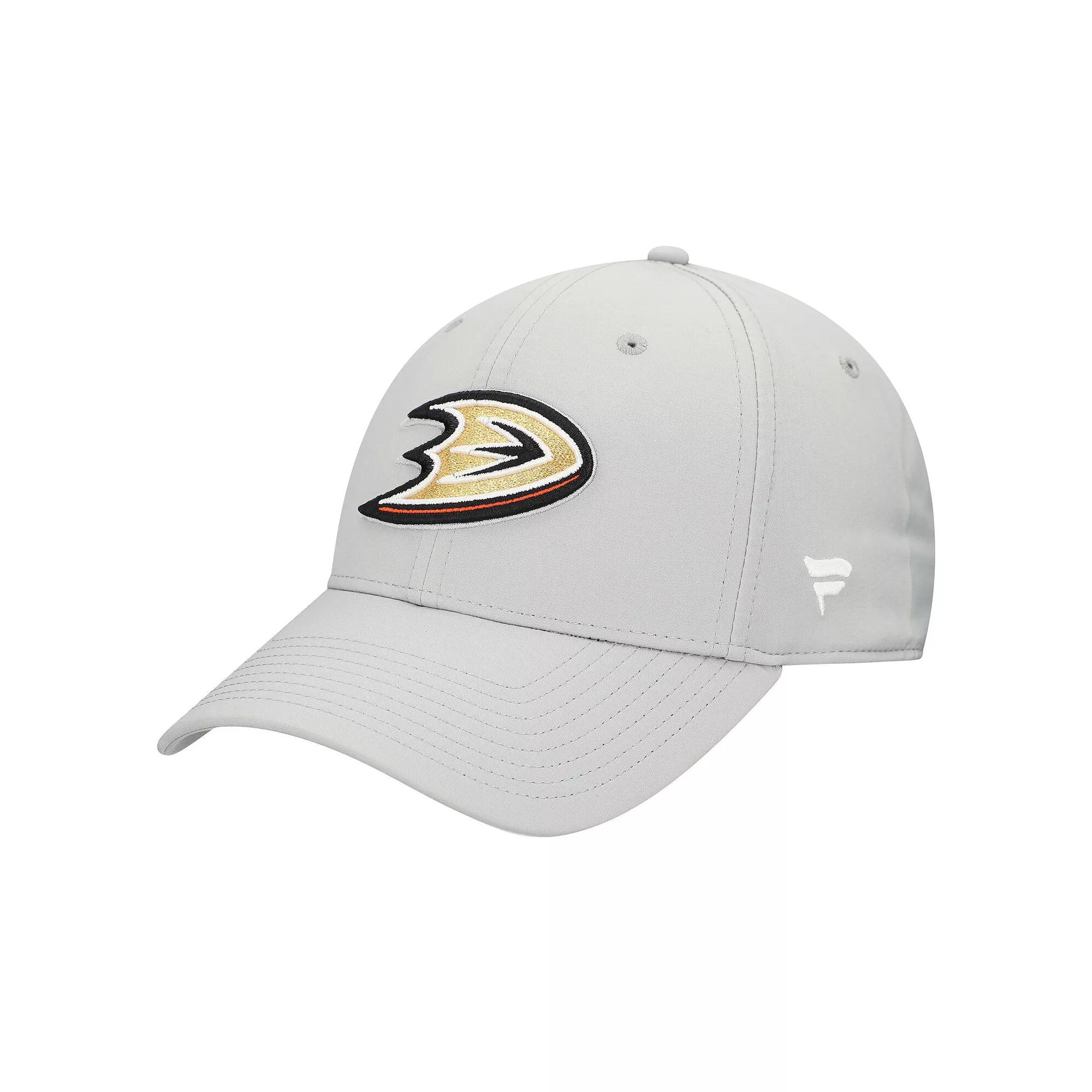 Men's Fanatics Gray Anaheim Ducks Primary Logo Core Flex Hat, Size: Large/XL, Dks Grey Product Image