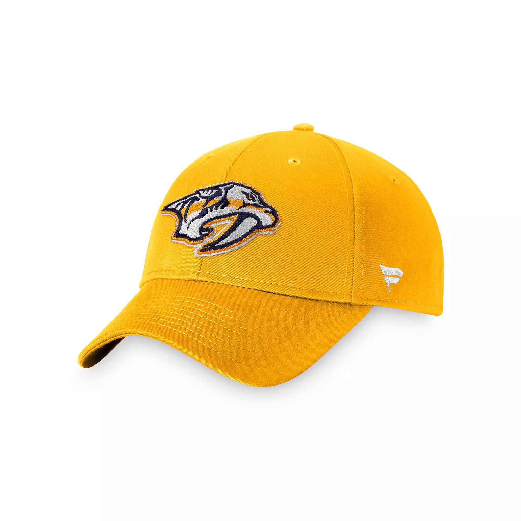 Men's Fanatics Branded Gold Nashville Predators Core Adjustable Hat, Pdt Gold Product Image