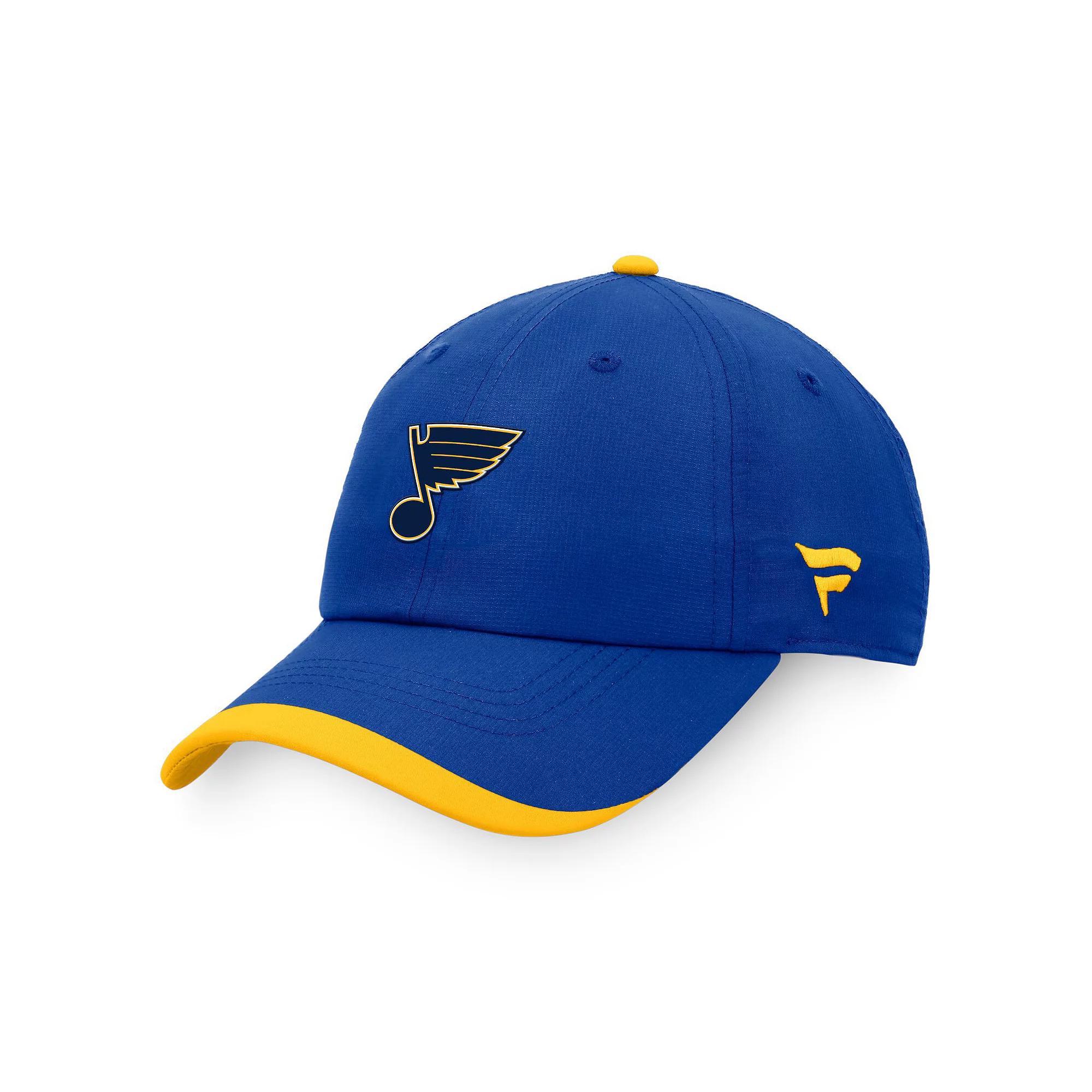 Men's Fanatics Branded Blue St. Louis Blues Authentic Pro Rink Pinnacle Adjustable Hat Product Image