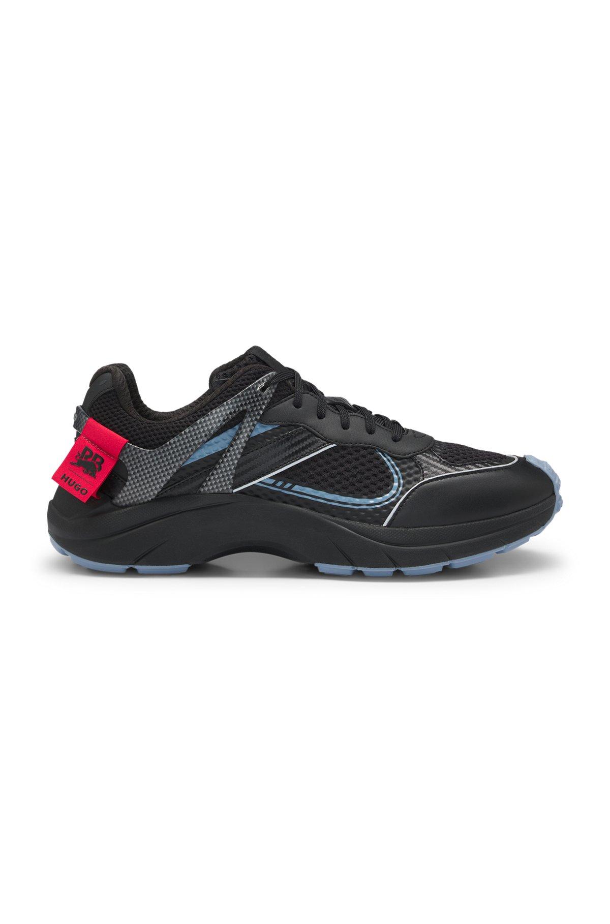 HUGO - HUGO x RB hybrid trainers with heel spoiler - Black Product Image