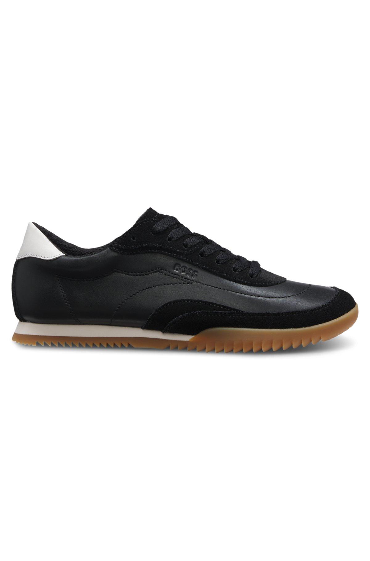 Trainers in leather and suede Product Image