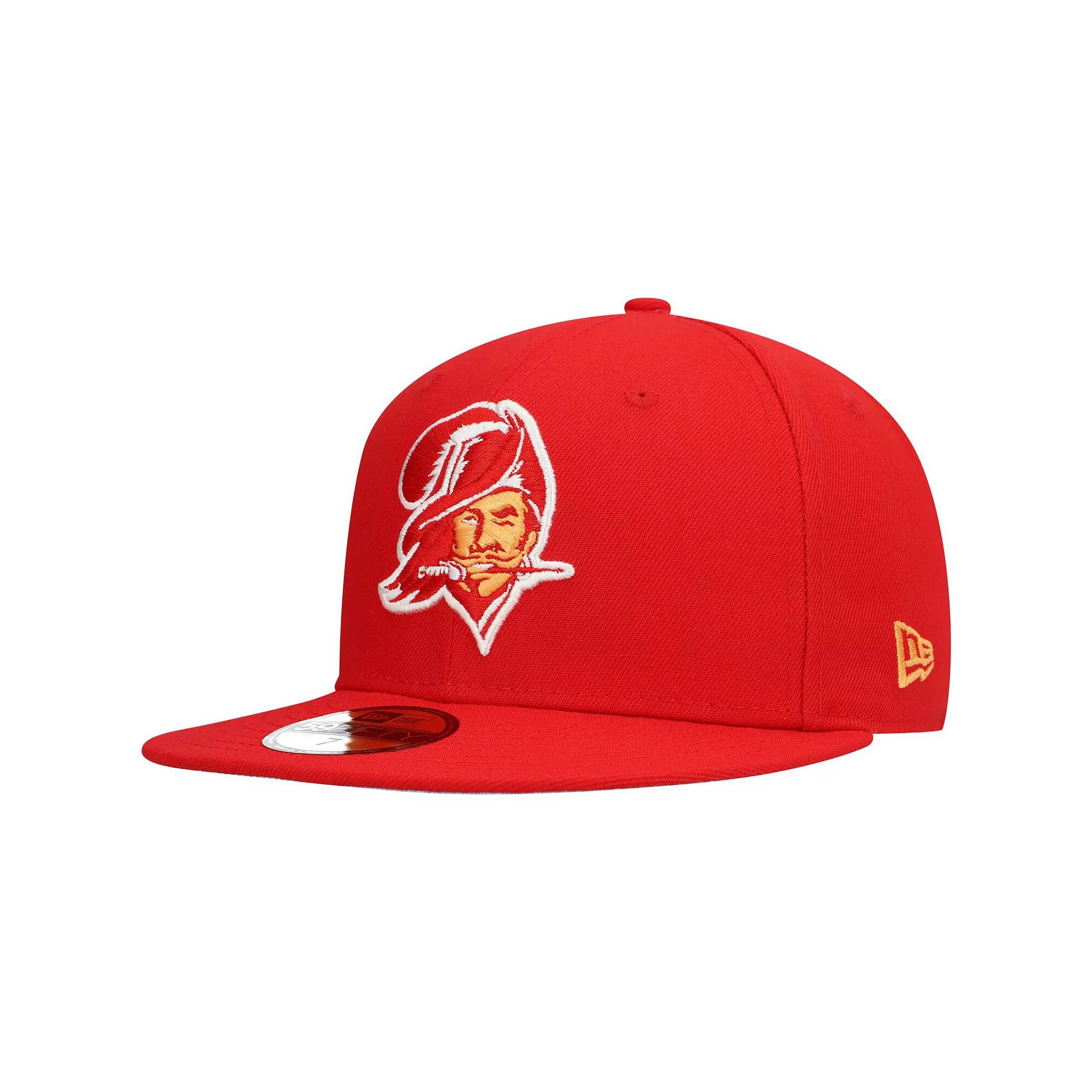 Men's New Era Red Tampa Bay Buccaneers Omaha Throwback 59FIFTY Fitted Hat, Size: 7 1/4 Product Image