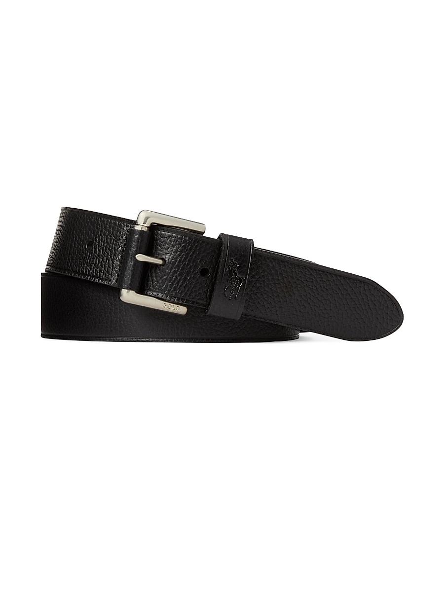 Polo Ralph Lauren Signature Pony Leather Belt Product Image