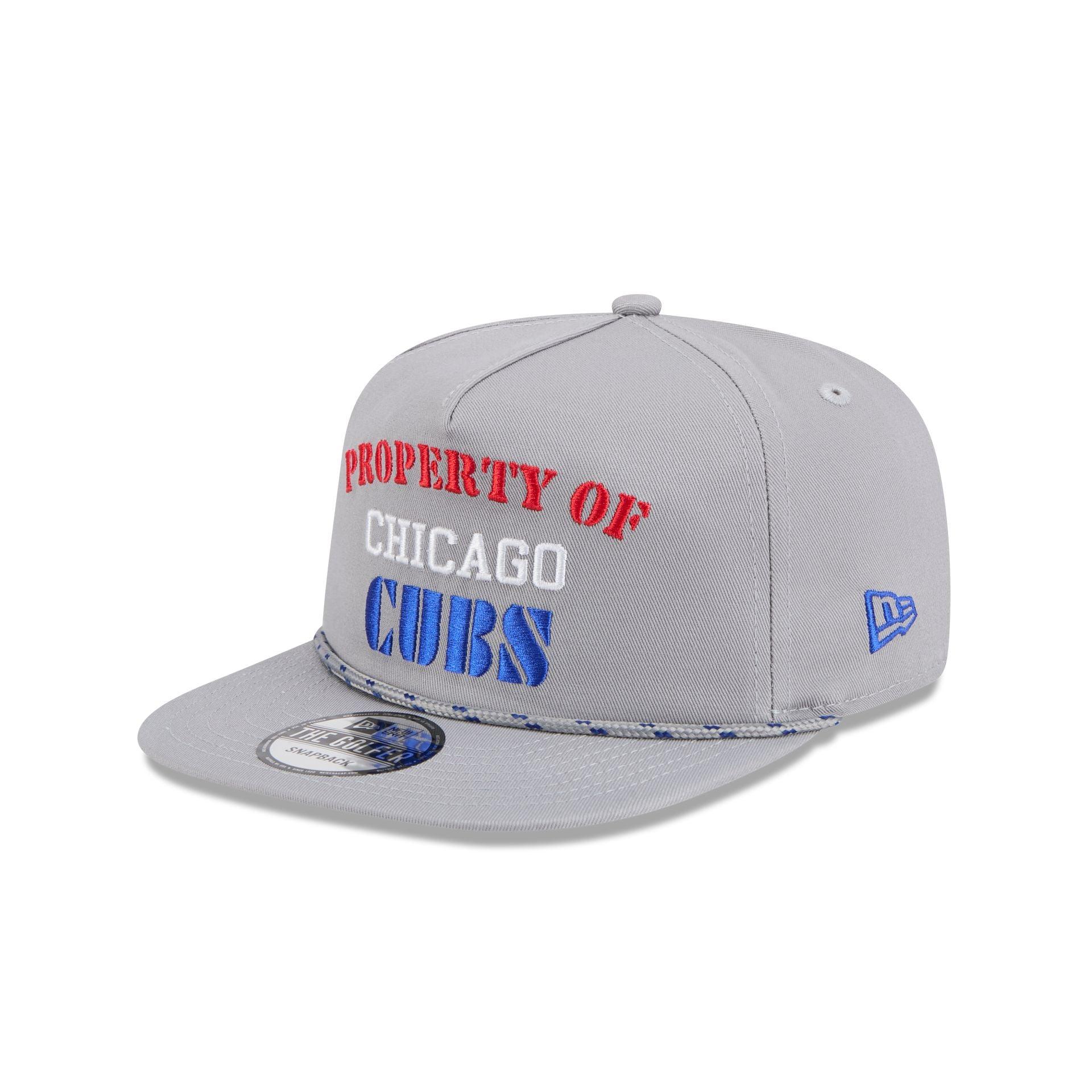 Chicago Cubs Vintage Gray Rope Golfer Hat Male Product Image