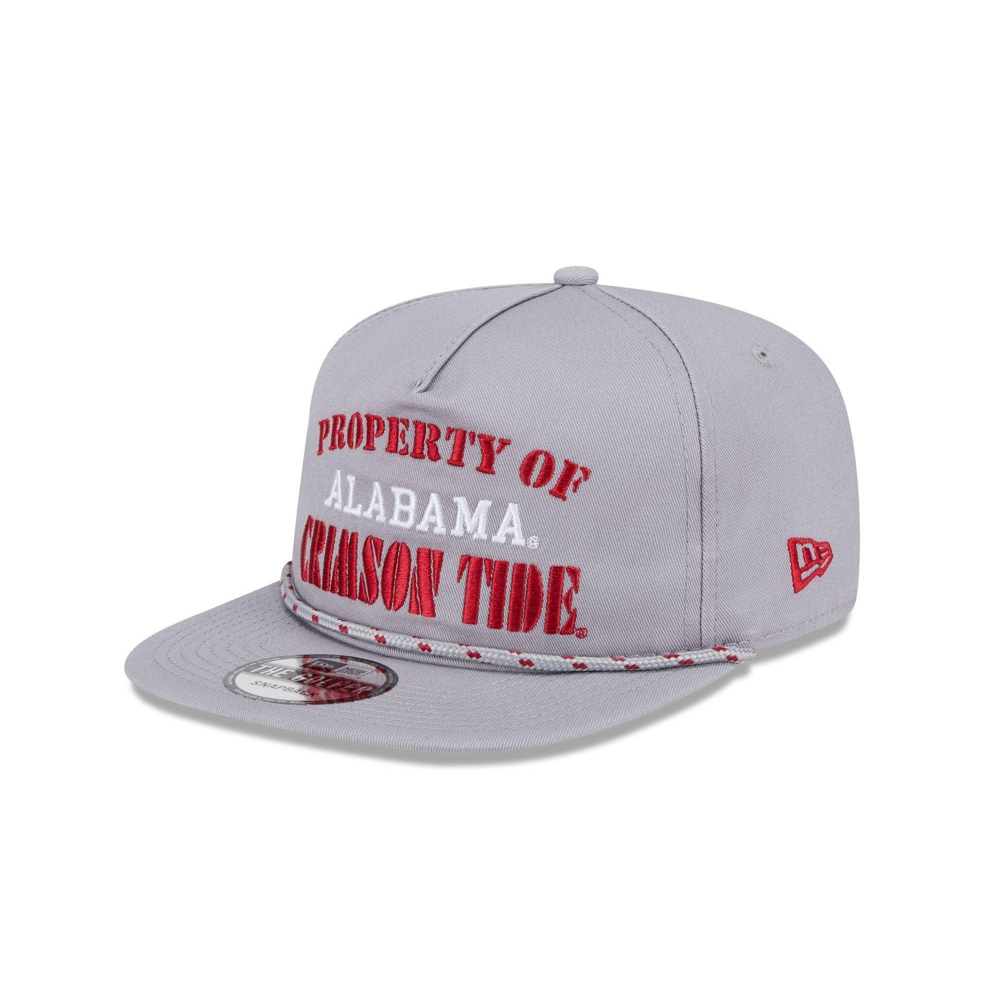 Alabama Crimson Tide Vintage Gray Rope Golfer Hat Male Product Image