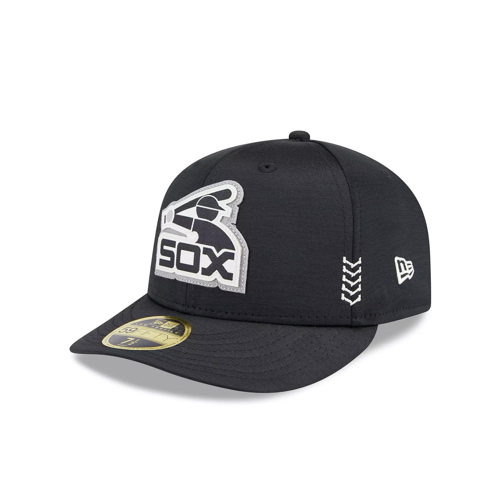 Men's New Era Black Chicago White Sox 2024 Clubhouse Low Profile 59FIFTY Fitted Hat,  Product Image