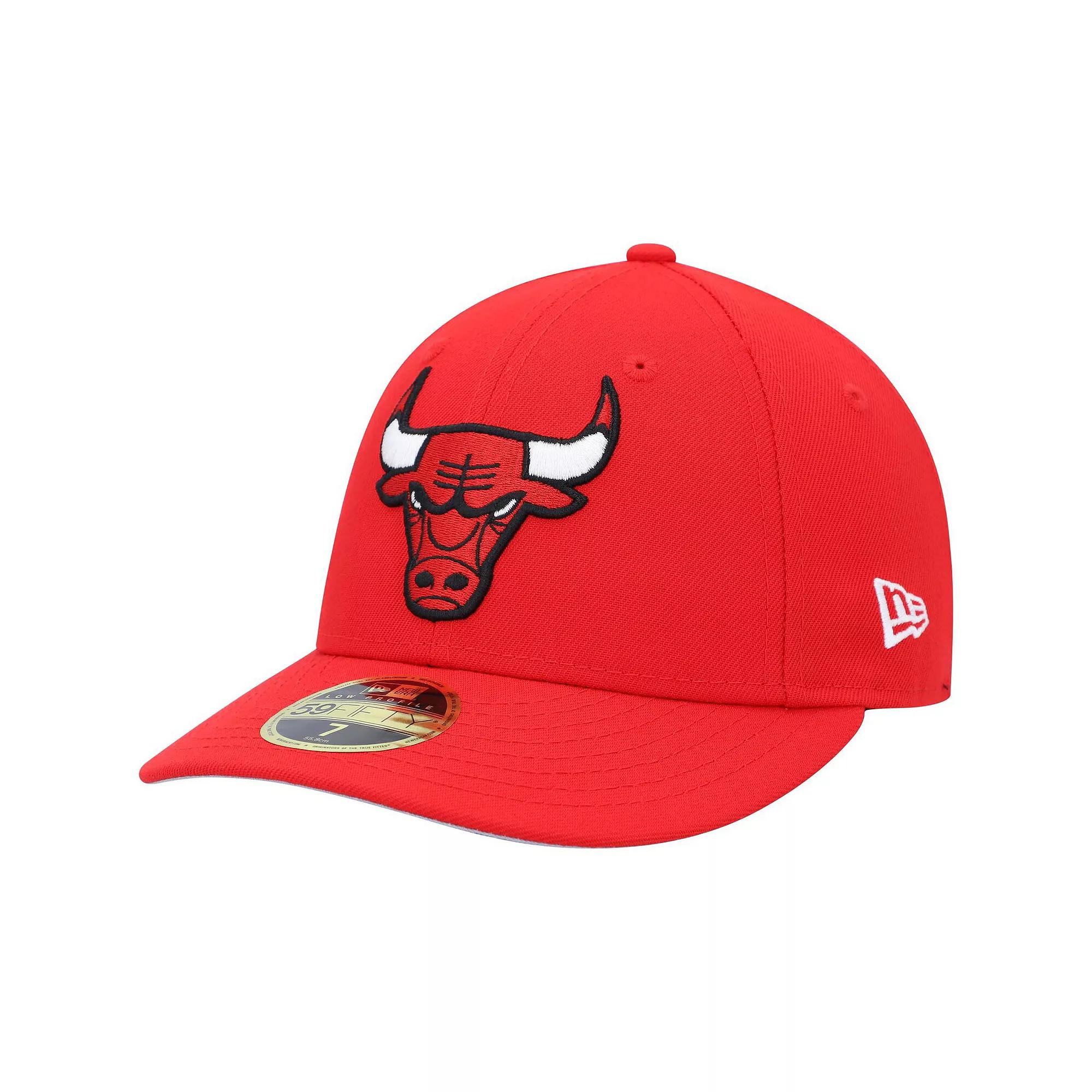 Men's New Era Red Chicago Bulls Team Low Profile 59FIFTY Fitted Hat,  Product Image