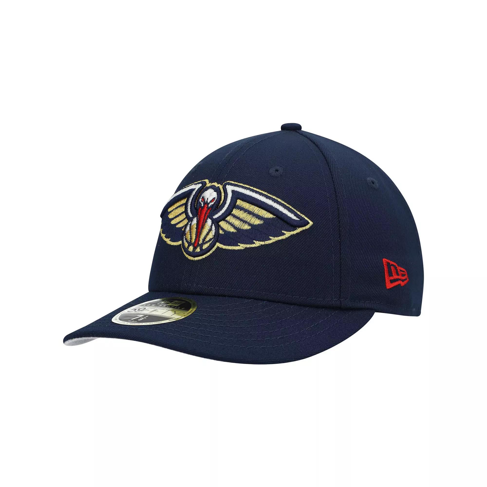 Men's New Era Navy New Orleans Pelicans Team Low Profile 59FIFTY Fitted Hat,  Product Image