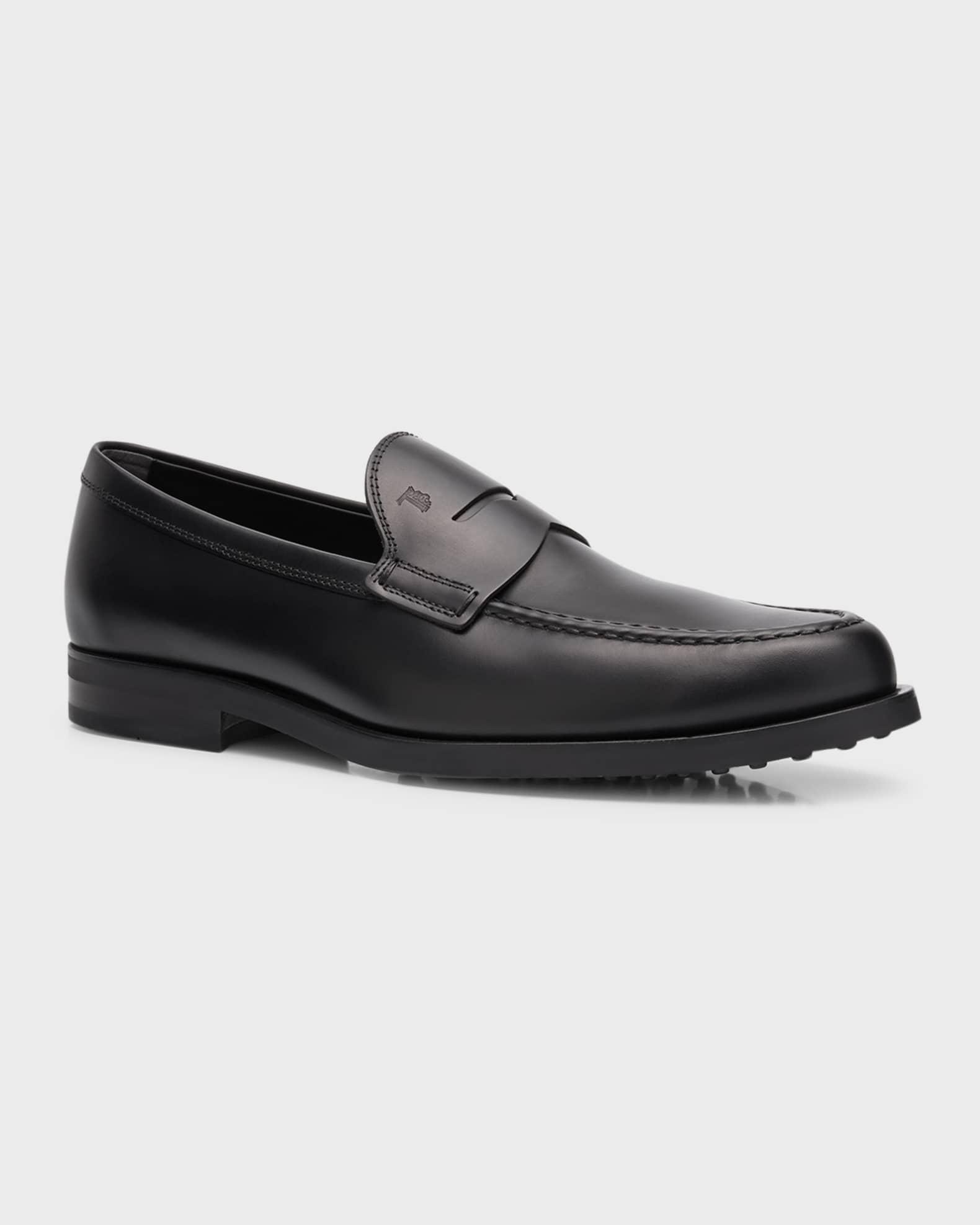 Tods Mens Mocassino Slip On Penny Loafers Product Image