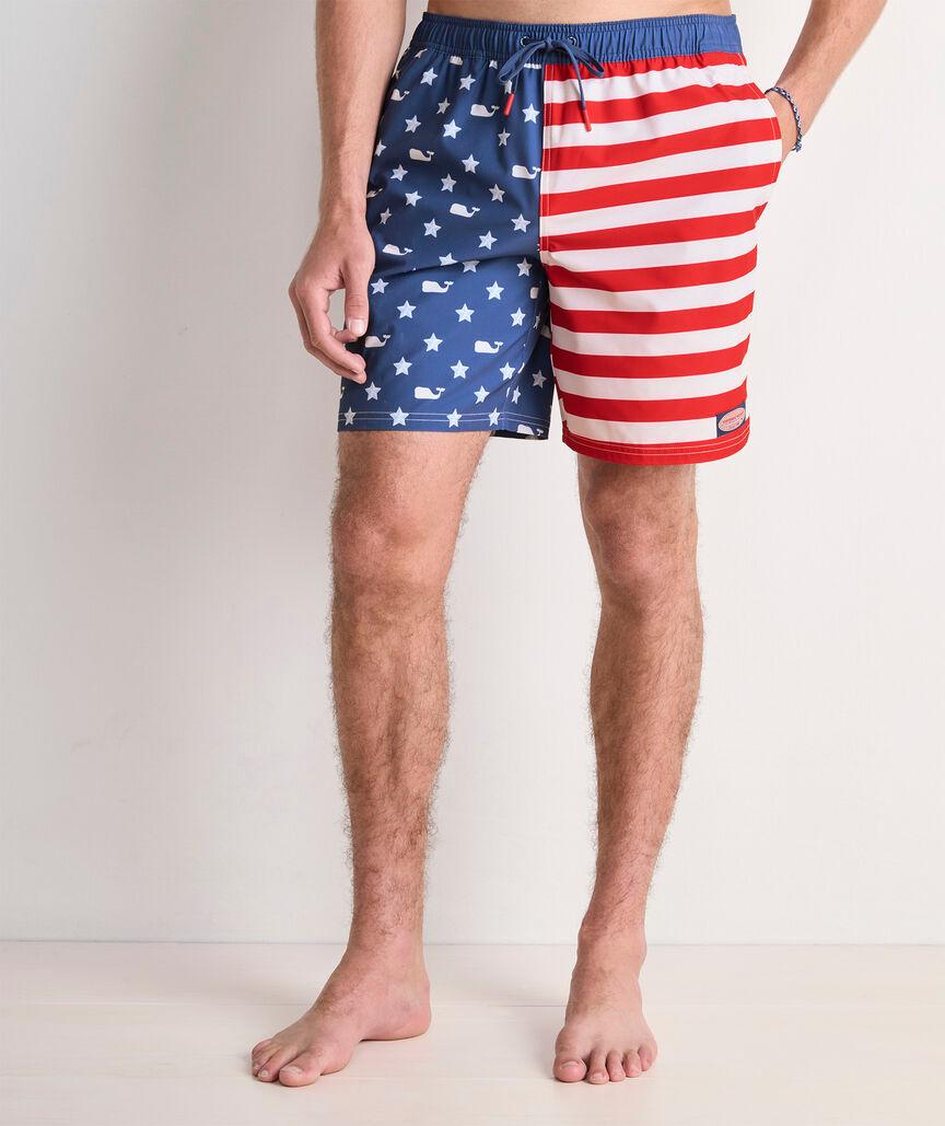 7 Inch Printed Chappy Swim Trunks Product Image