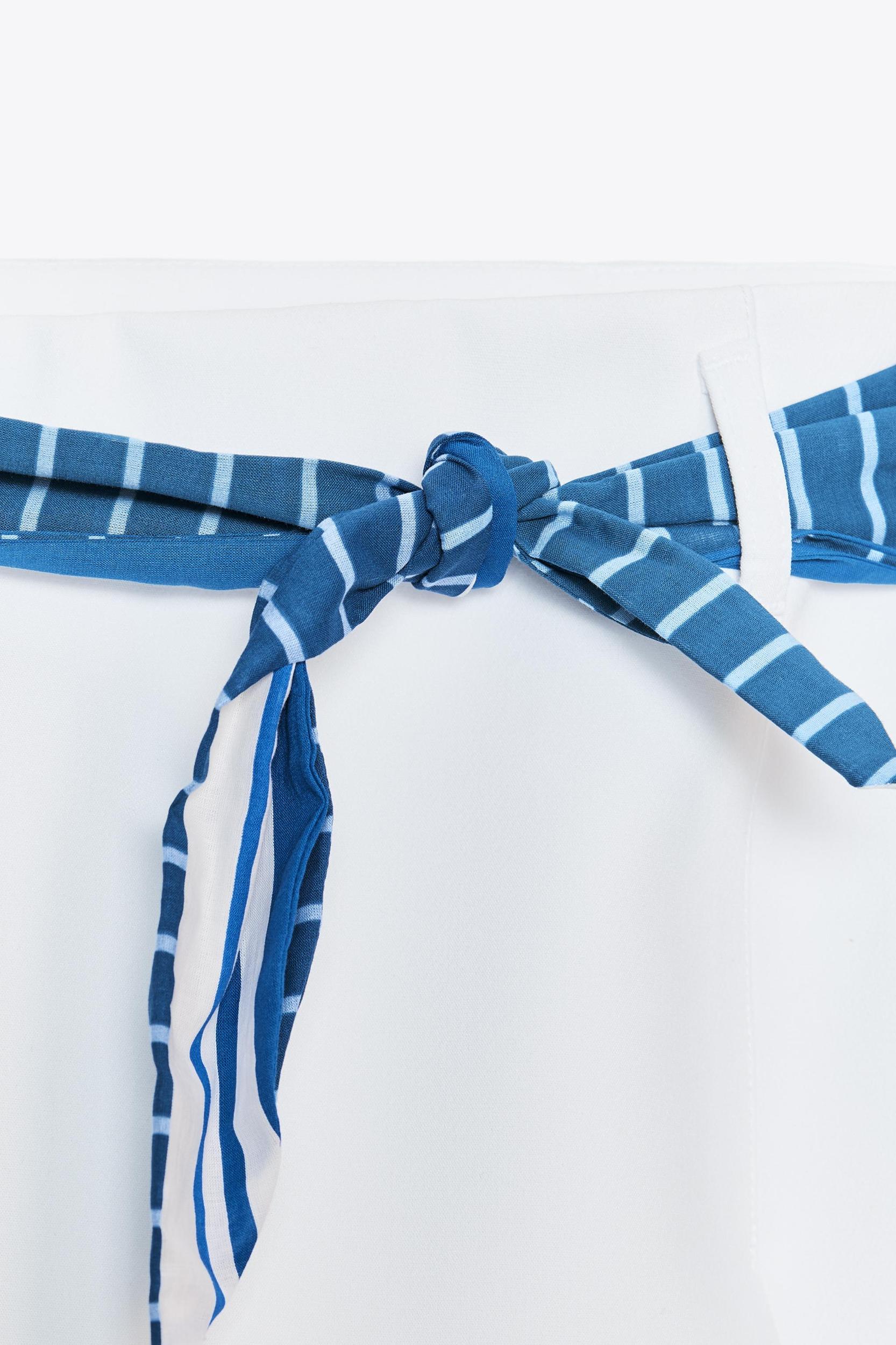 STRIPED SCARF SKORT Product Image