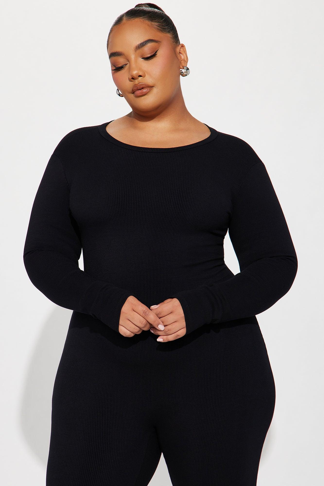 Maribel Snatched Flare Jumpsuit - Black Product Image