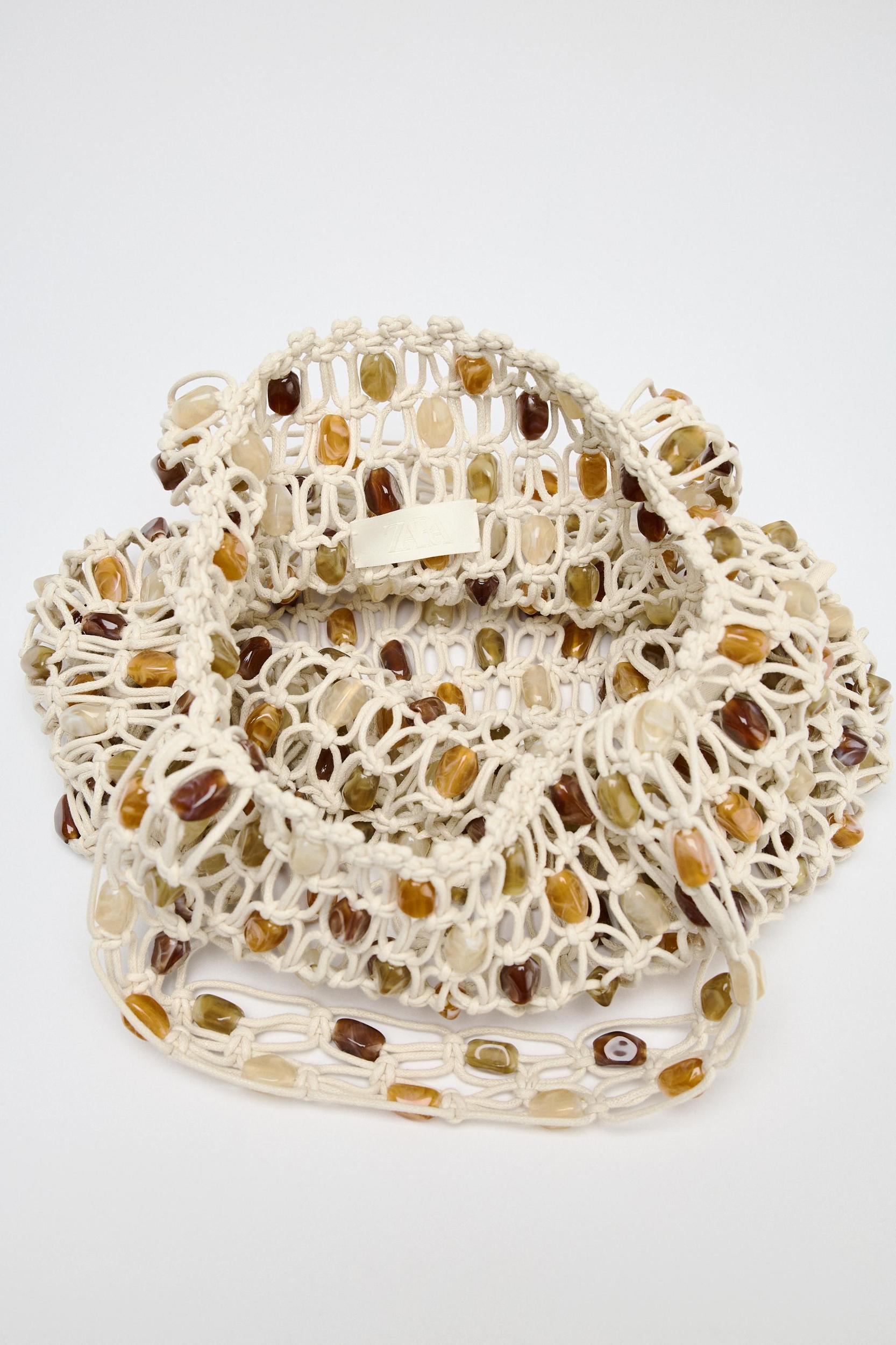 BEADED SHOPPER BAG Product Image