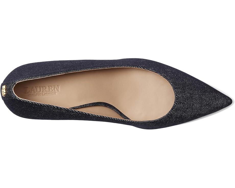 Lanette Crocodile Embossed Leather Pumps Product Image