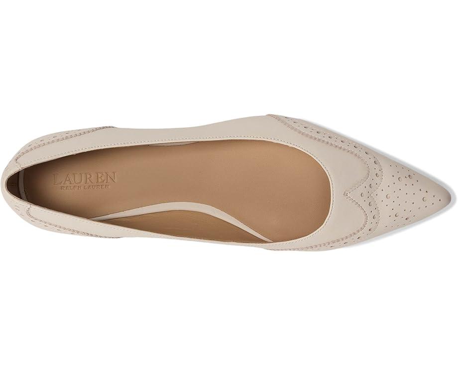 Women's Lauren Ralph Lauren Loraine Nappa Leather Ballet Flat Product Image