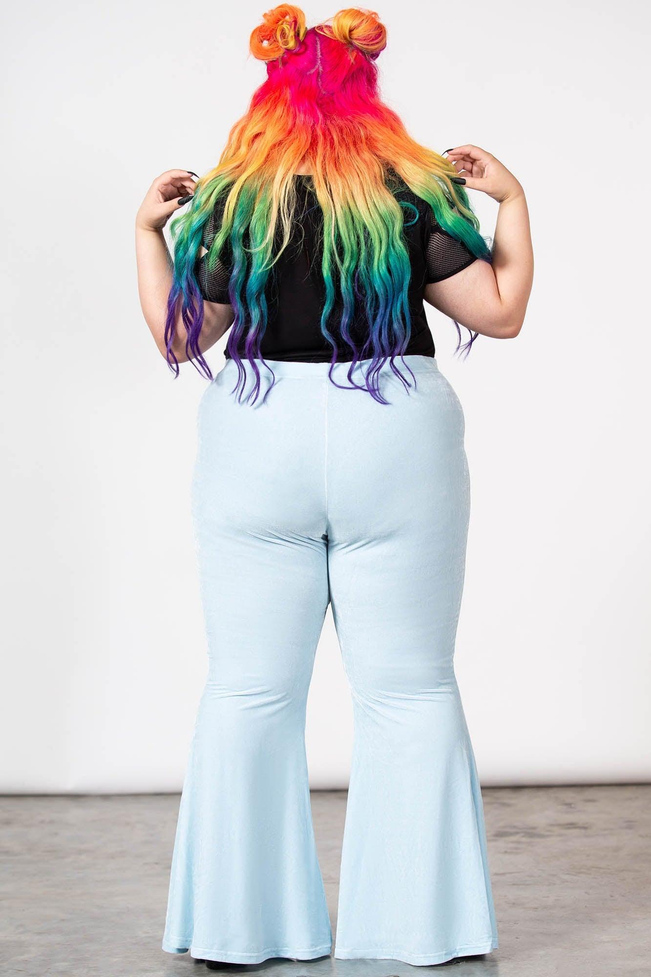 Moondance Bell Bottoms [PASTEL BLUE] Female Product Image