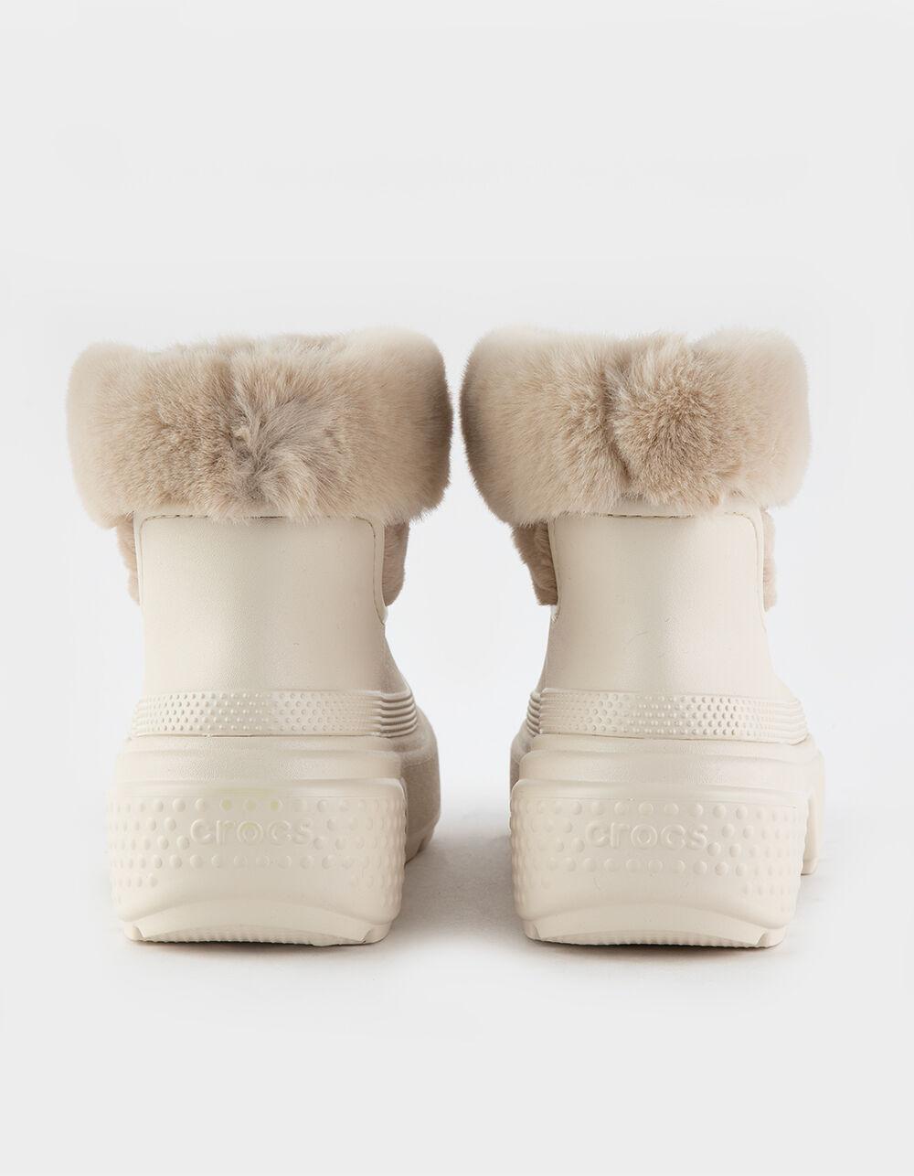 CROCS Stomp Lined Womens Boots - WHITE Product Image