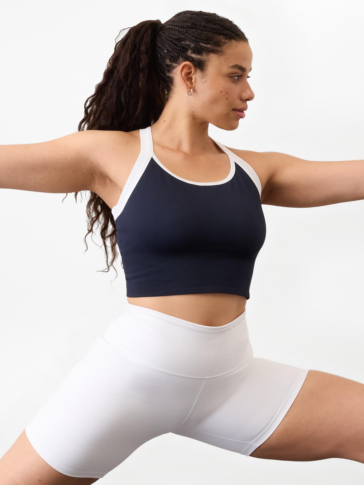 Aurora Seamless Crop Rib Strappy Tank Product Image