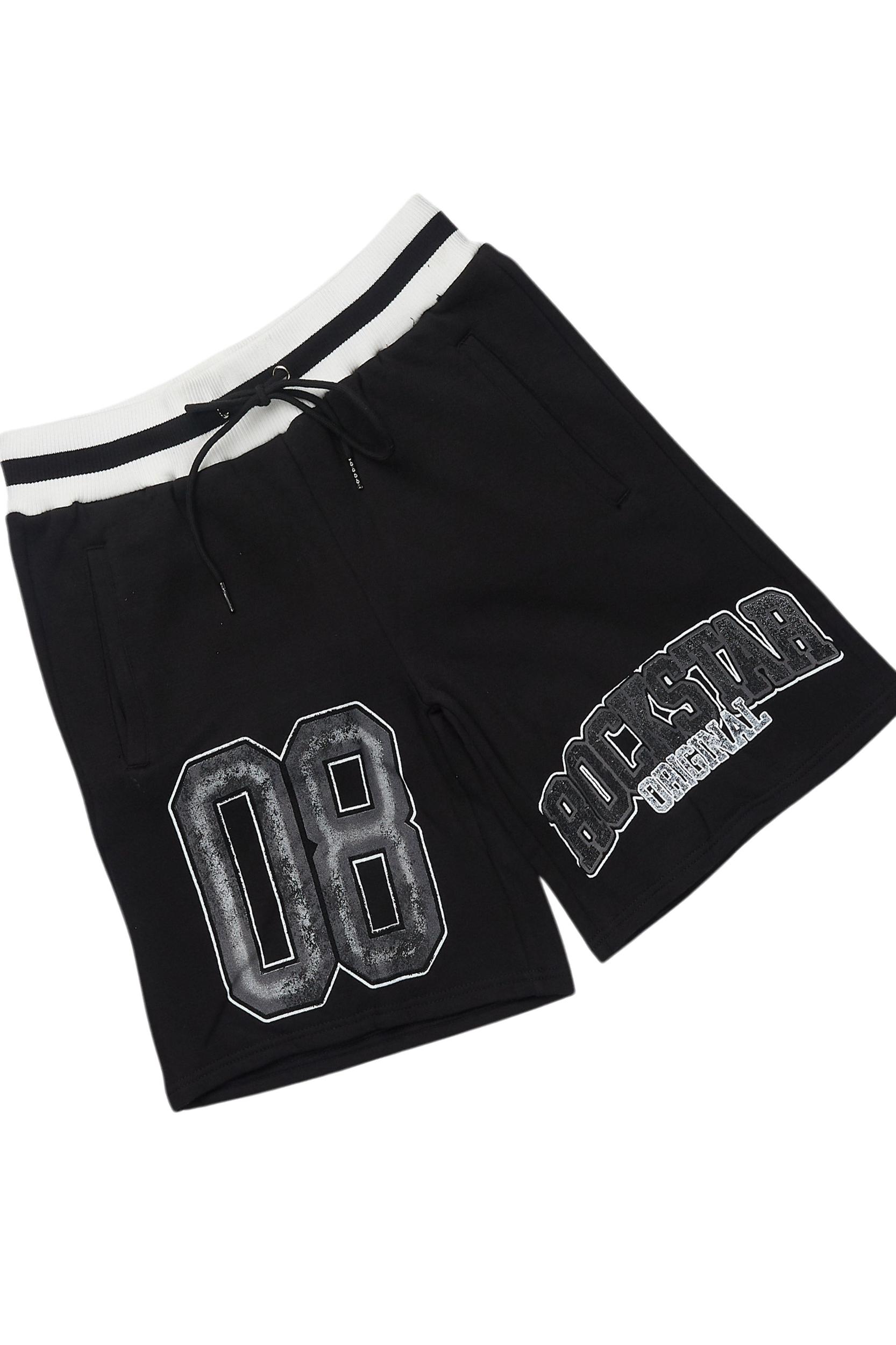 Fields Black/Grey T-Shirt Short Set Male Product Image