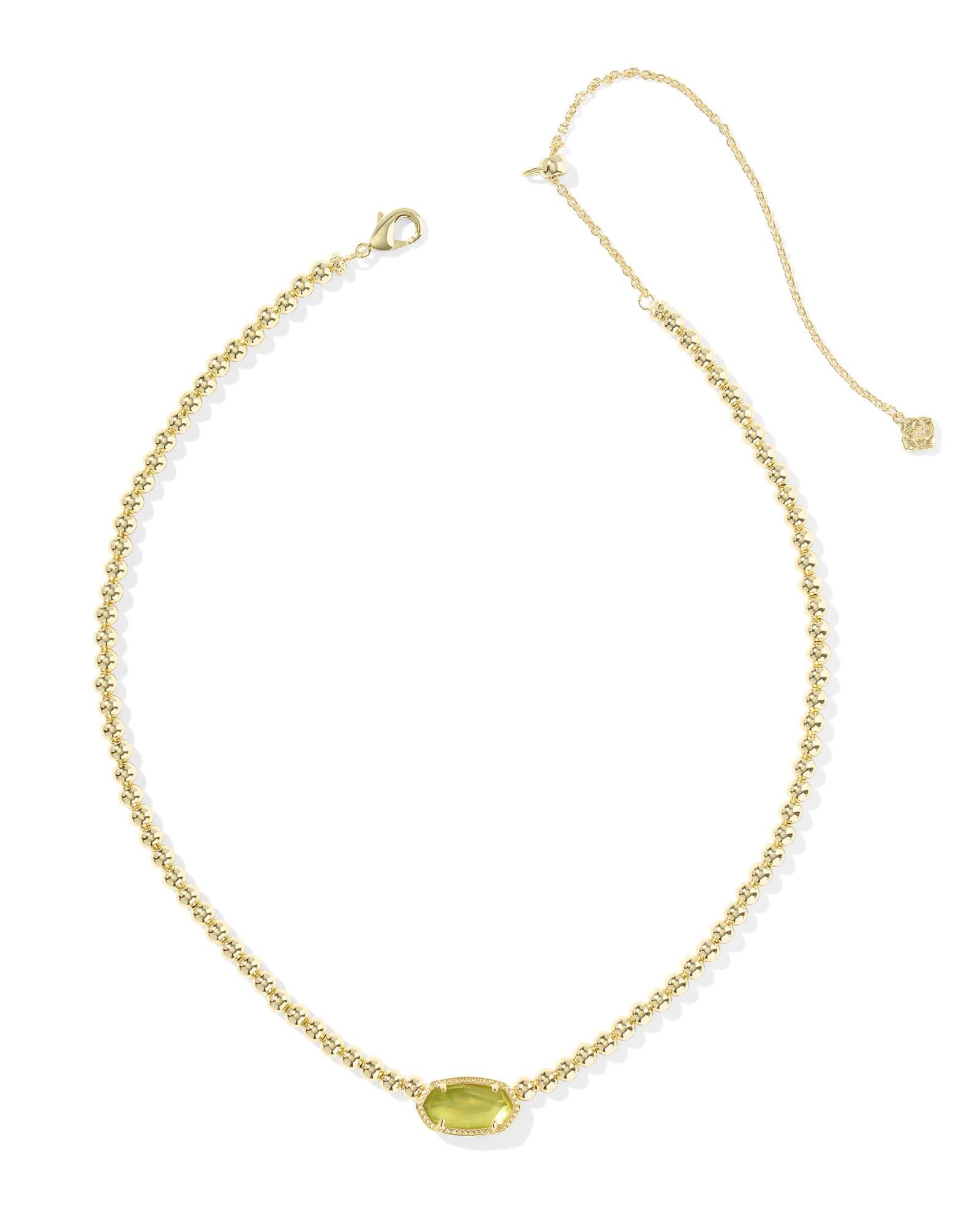 Elisa Gold Beaded Necklace Product Image