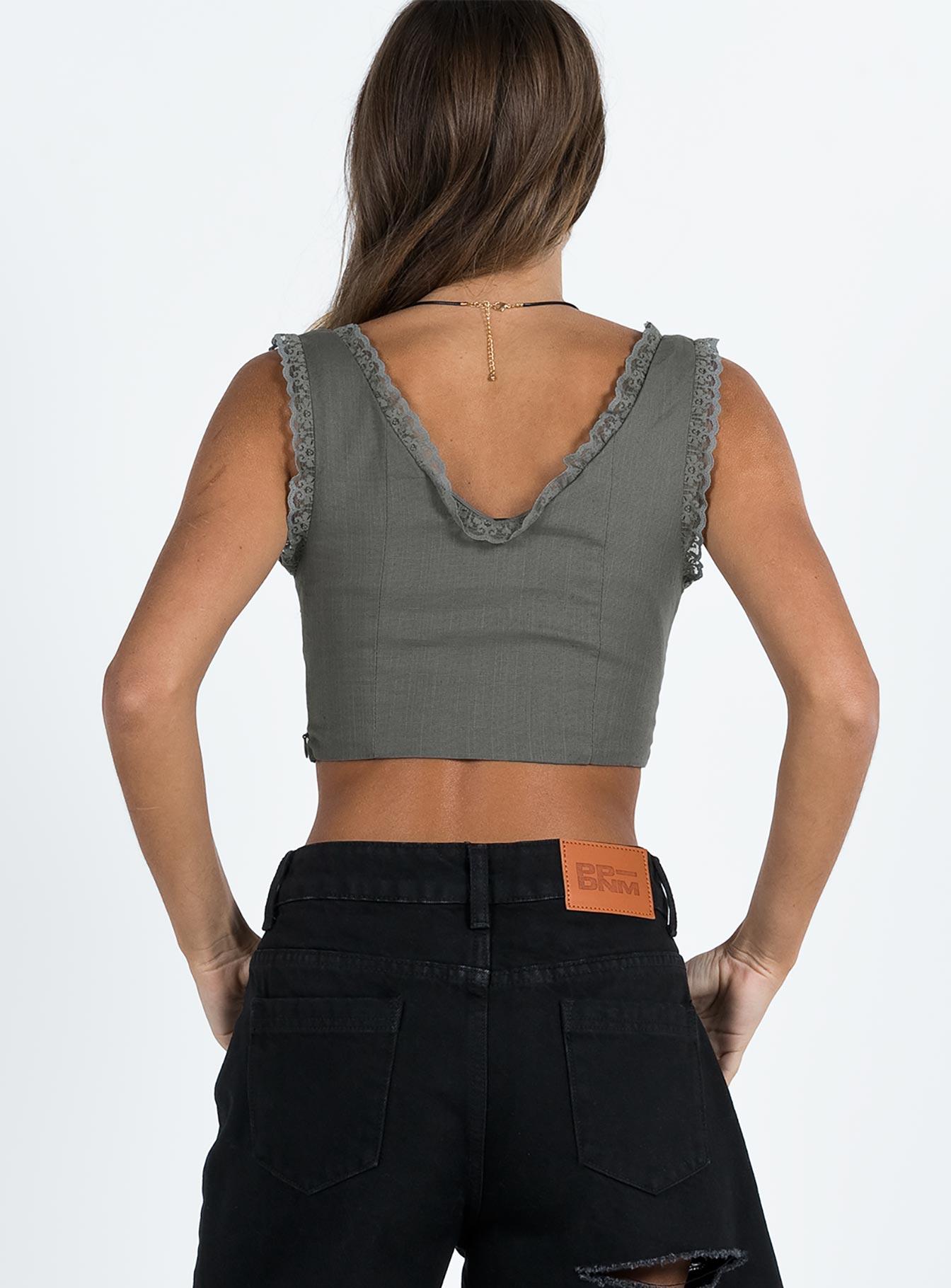 Scarlett Top Slate Grey Product Image