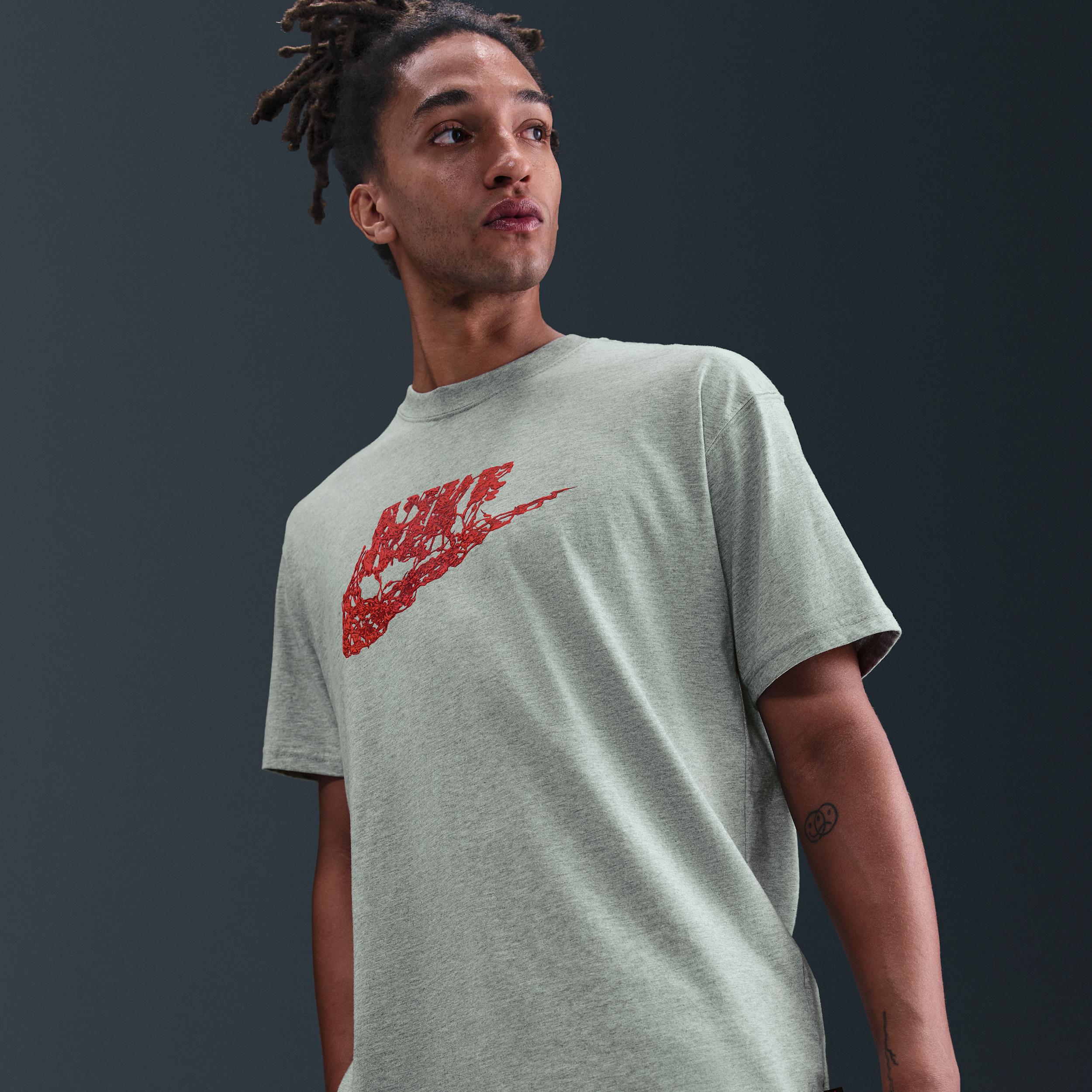 NIKE X Stranger Things T-shirt 'grey' In Gray Product Image