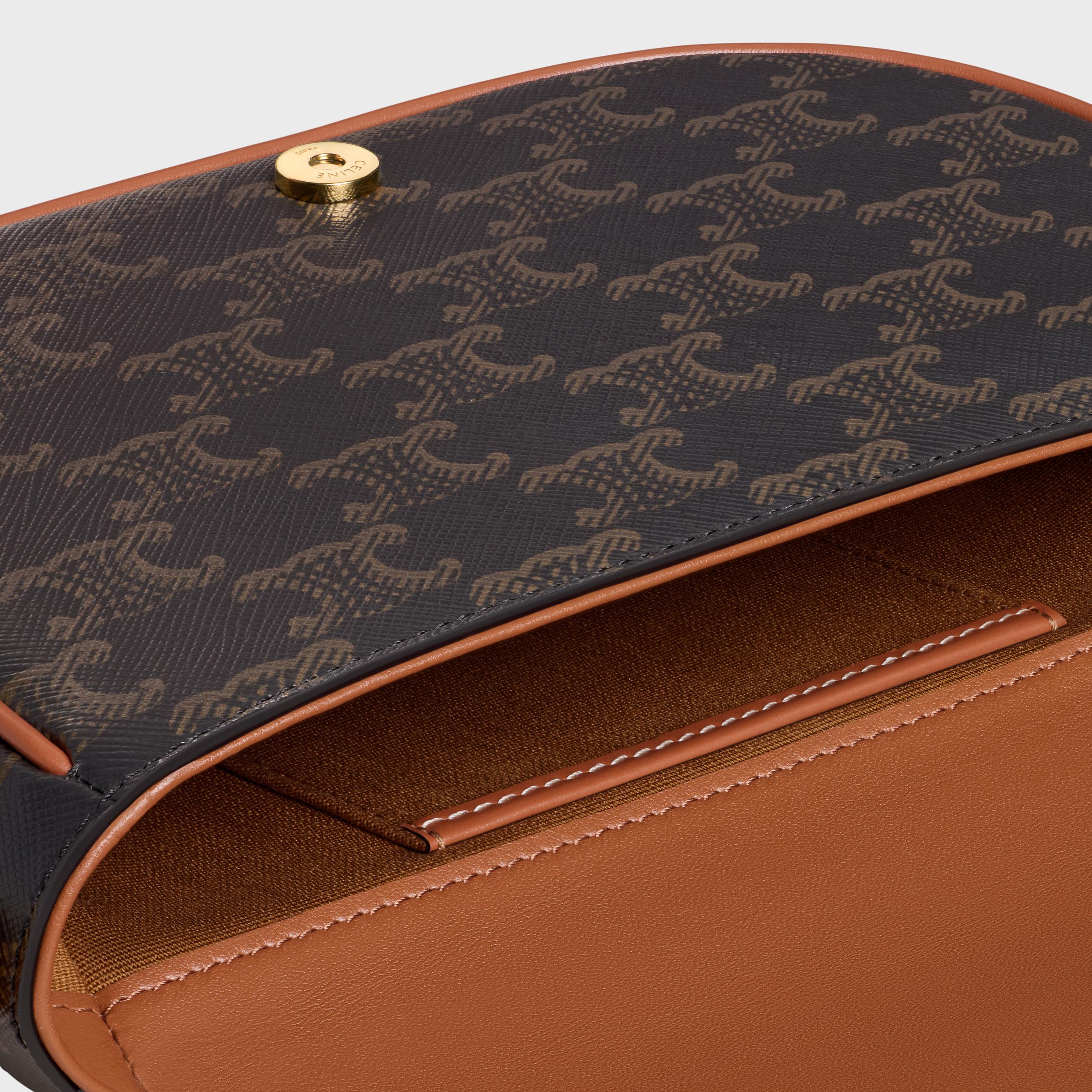 FOLCO SHOULDER BAG IN Triomphe Canvas and Calfskin Product Image