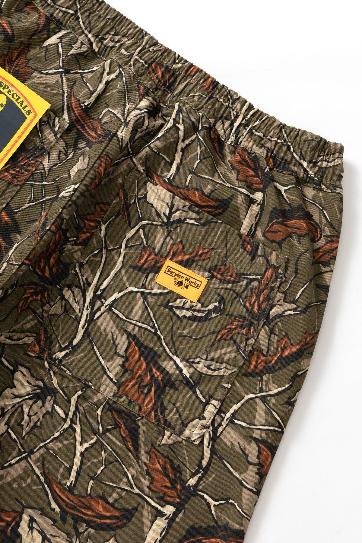 Service Works - Patterned Chef Shorts - Real Tree Product Image
