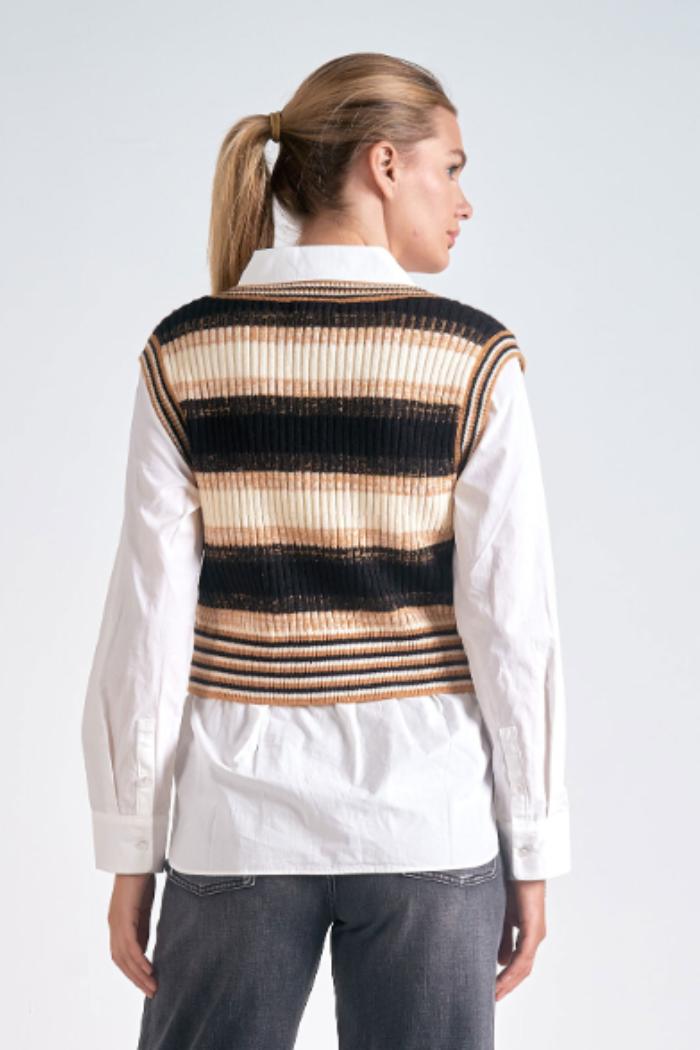 SWEATER VEST/SHIRT COMBO Product Image