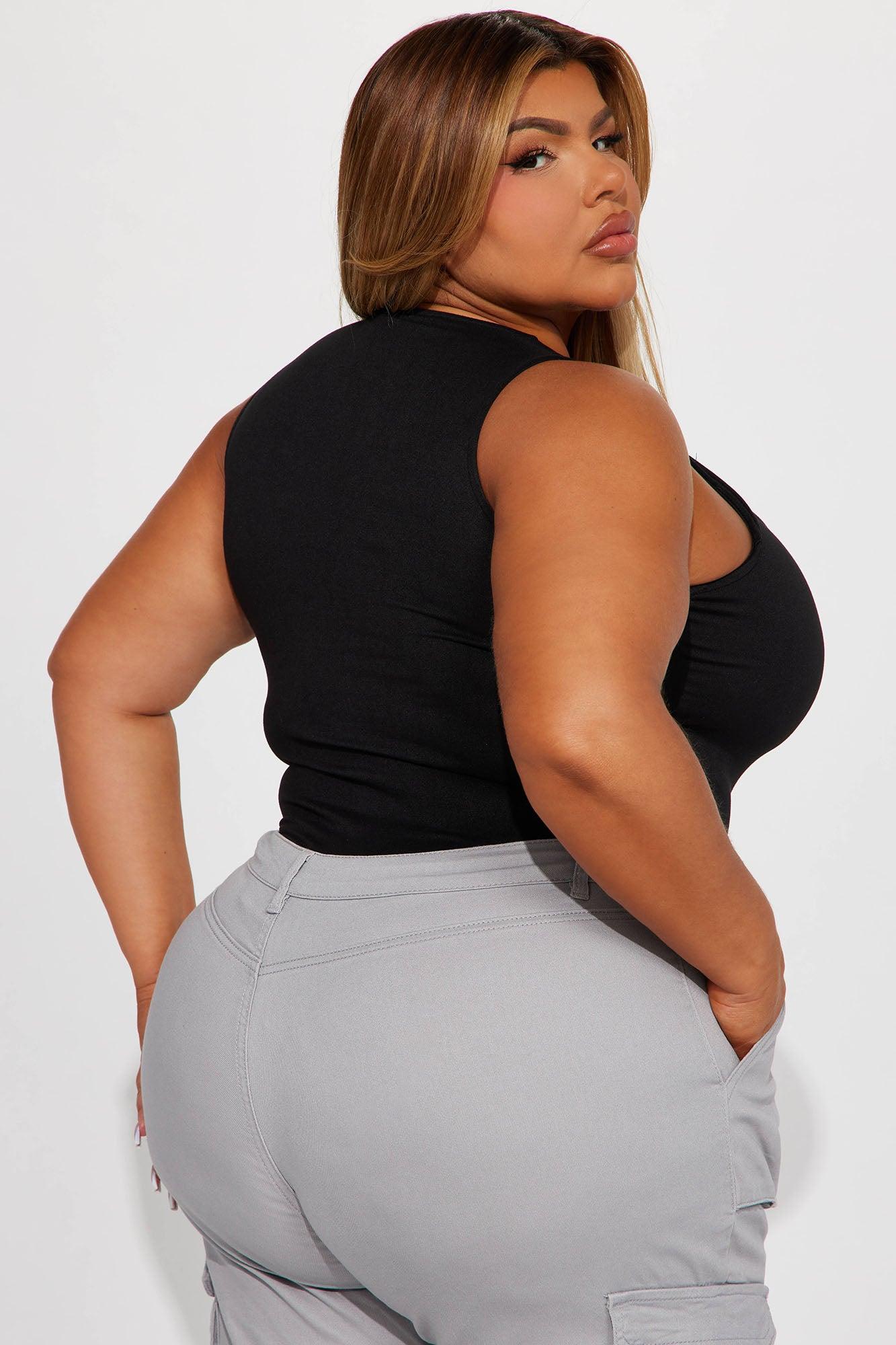 Eli Cut Out Bodysuit - Black Product Image