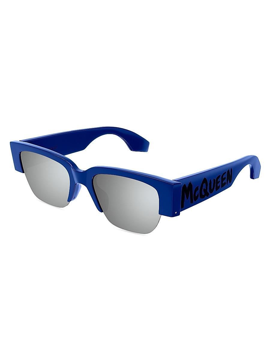 Mens Graffiti 54MM Mirrored Acetate Sunglasses Product Image