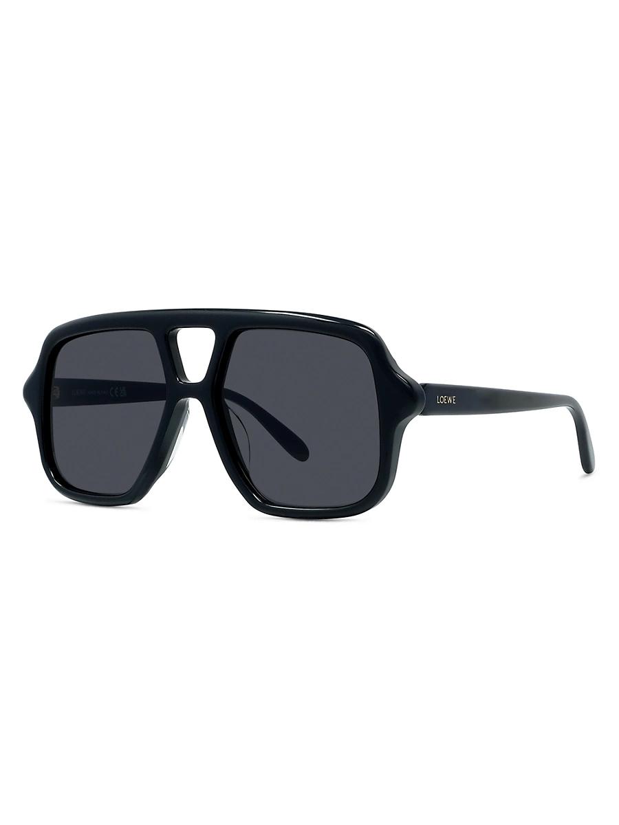 Mens Slim 54MM Rectangular Sunglasses Product Image