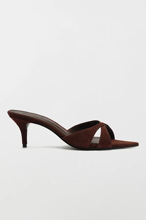 Schutz Hilda Suede Mule Heel Womens at Urban Outfitters Product Image