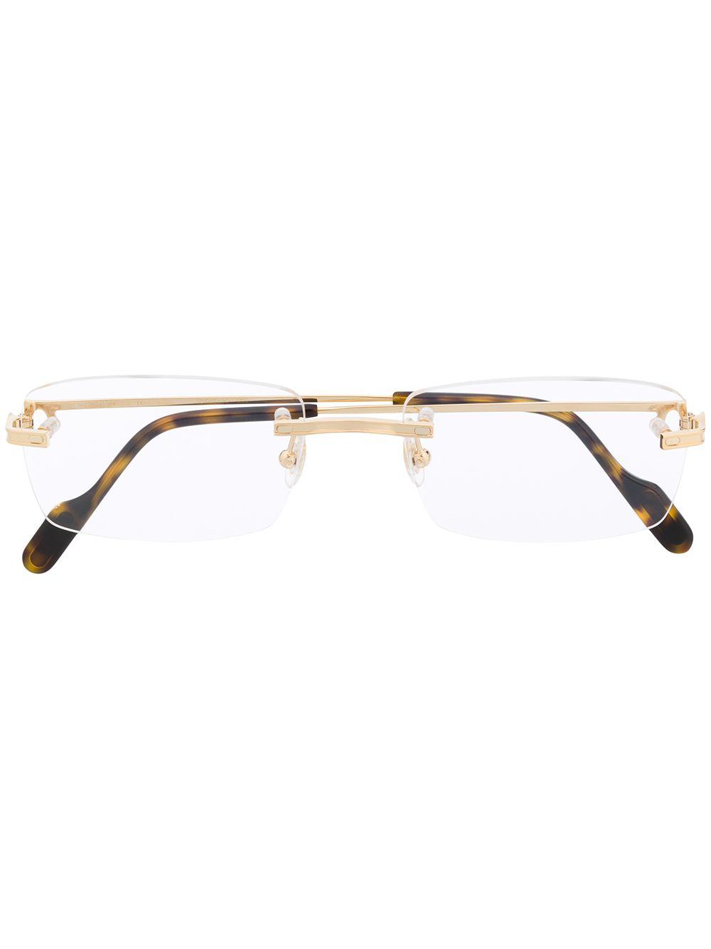 Première de Cartier rectangular-frame glasses Product Image
