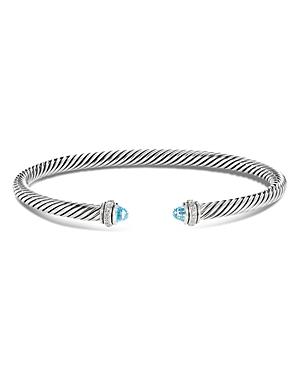Womens Cable Classics Color Bracelet with Pav Diamonds Product Image
