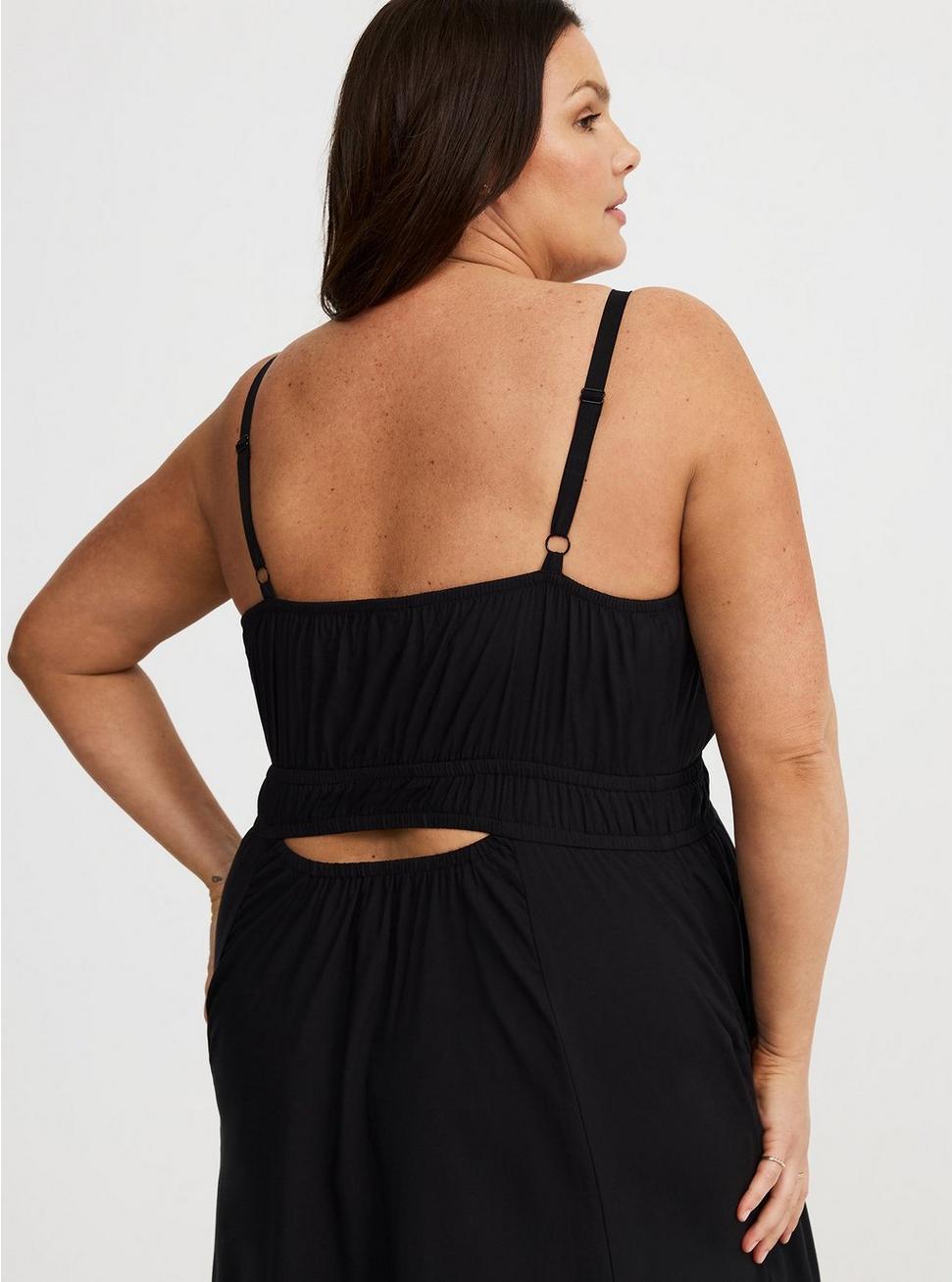 Midi V-Neck Dress Product Image