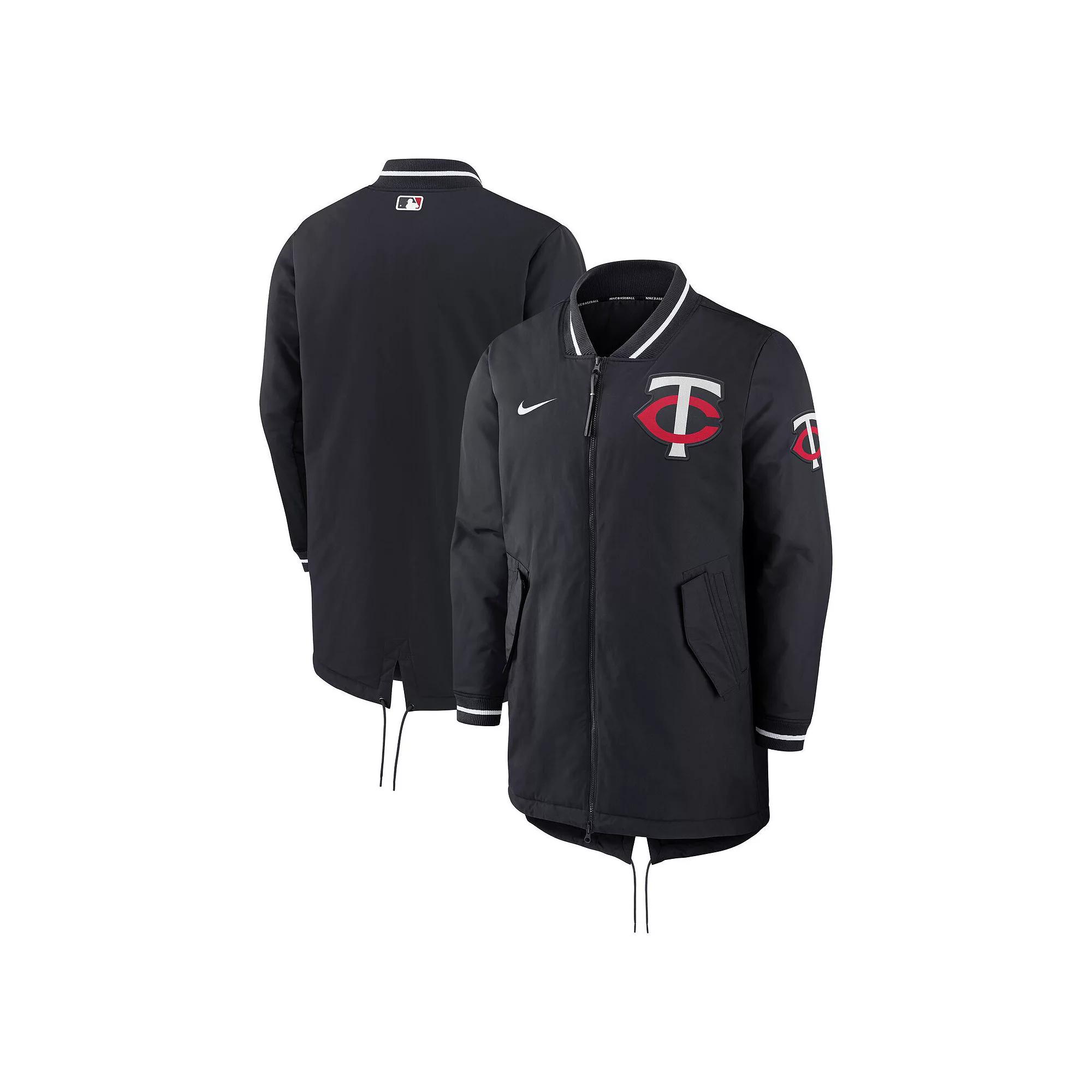Men's Nike Navy Minnesota Twins Dugout Performance Full-Zip Jacket,  Product Image