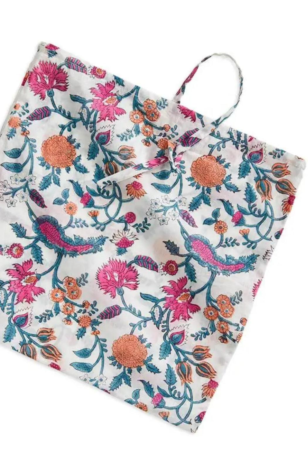 Laila Block Print lined Cotton Robe 100% indian Cotton Product Image