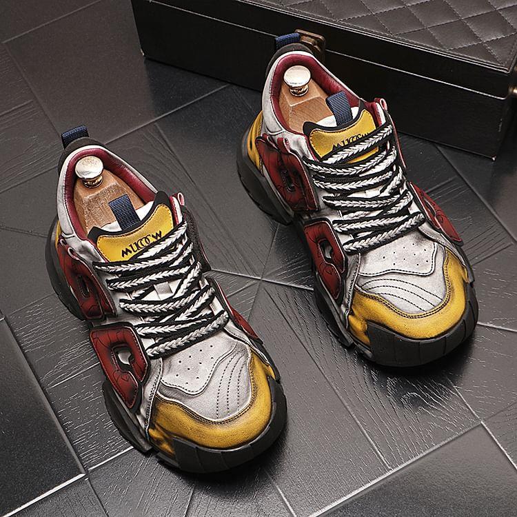 Lettering Platform Sneakers Product Image