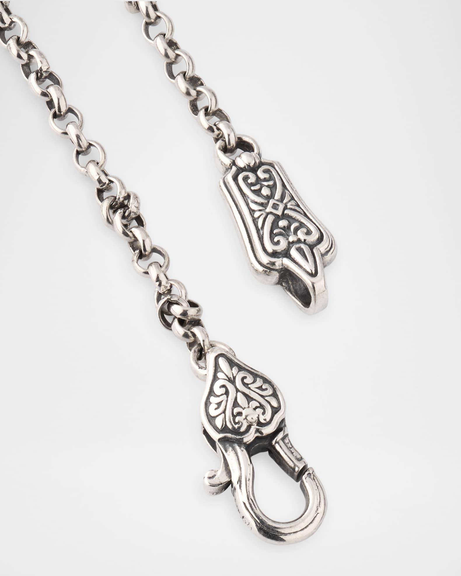 Kyma London Blue Topaz and White Sapphire Statement Necklace Product Image