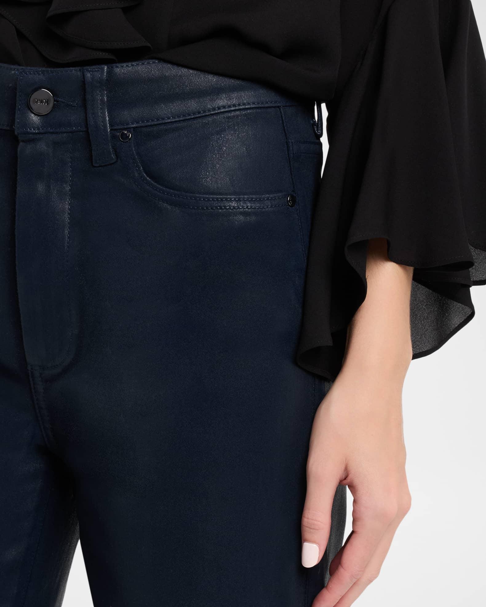 Sasha Coated Wide-Leg Jeans Product Image