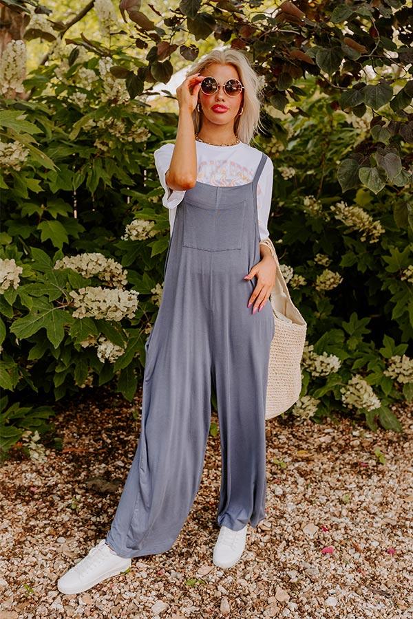 Sunlit Days Jumpsuit in Slate Product Image