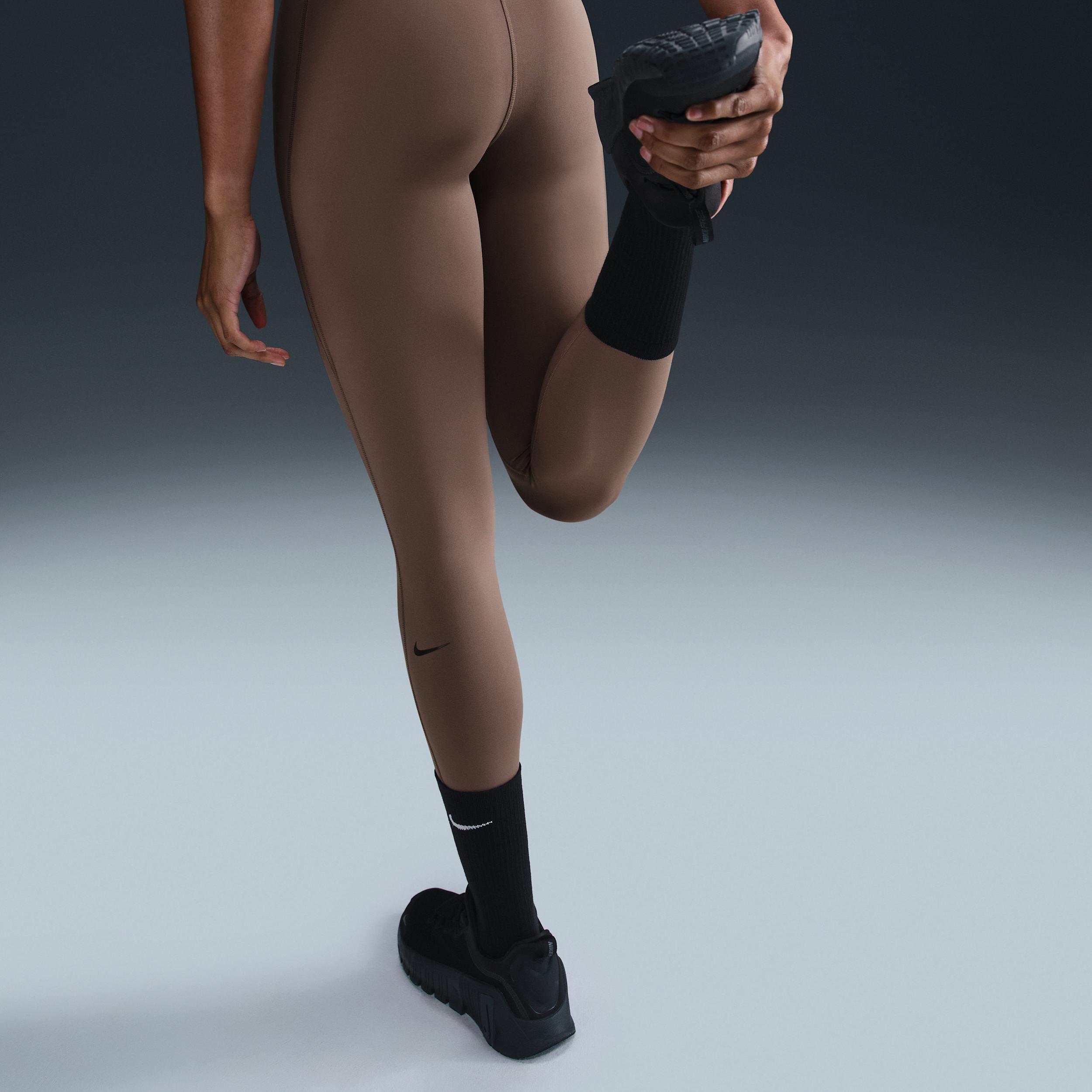 Nike Women's Universa High-Waisted 7/8 Leggings with No Front Seam Product Image