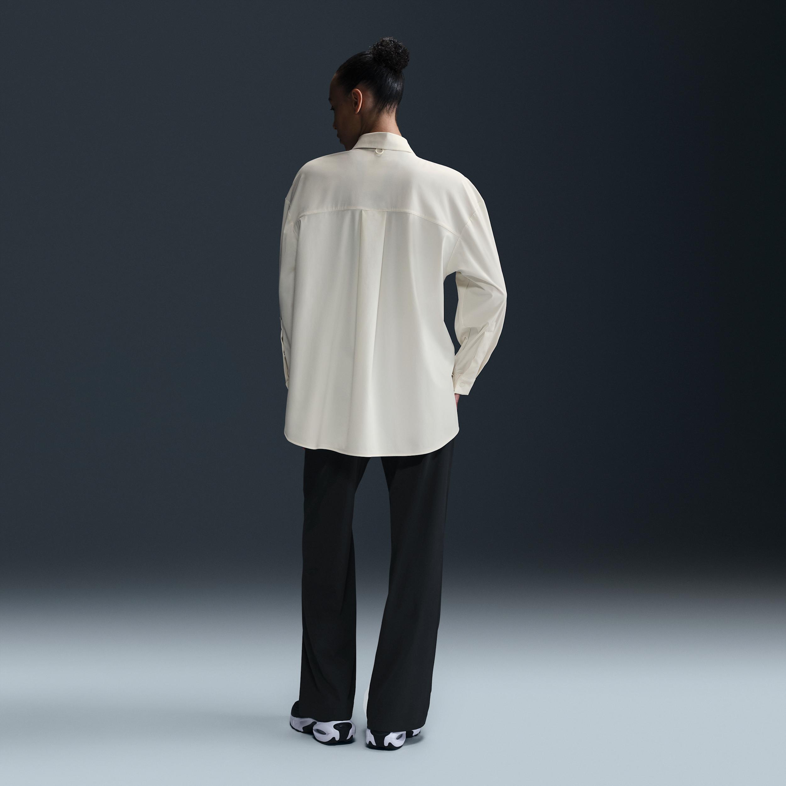Nike Womens 24.7 PerfectStretch Dri-FIT Oversized Long-Sleeve Shirt | HM8385-455 Product Image
