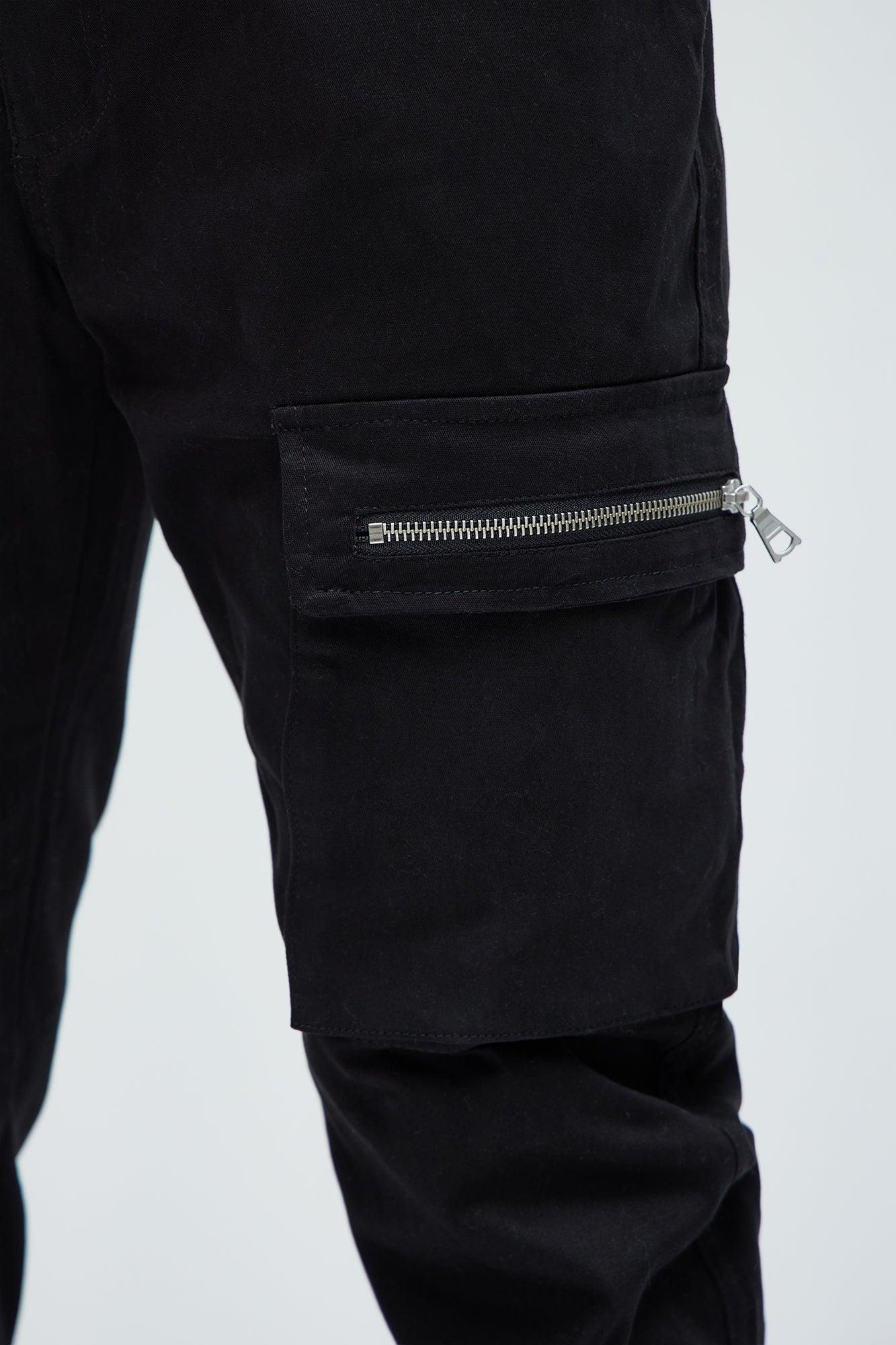 Walk it Slim Cargo Pants - Black Product Image